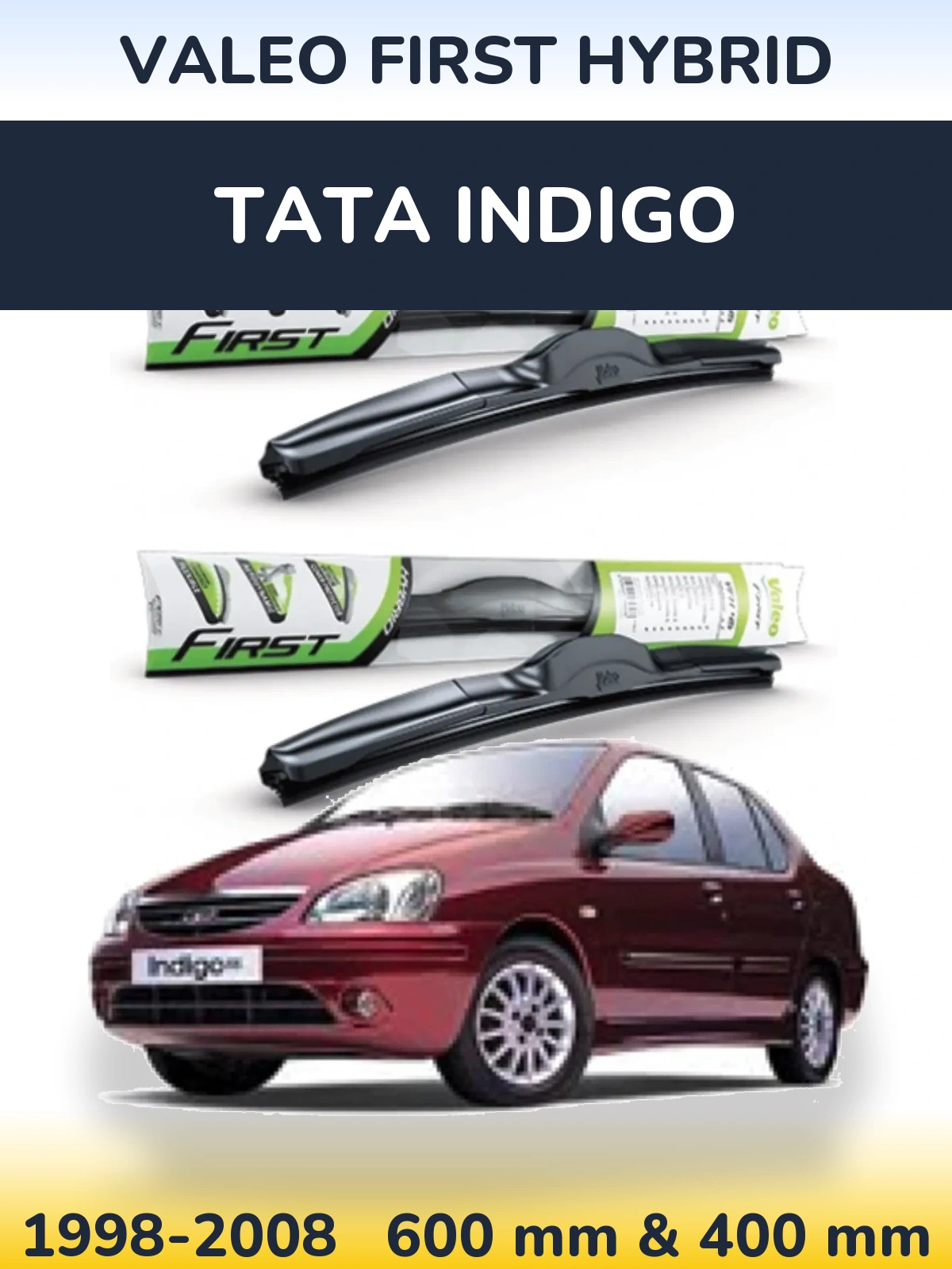 Torkarblad Valeo First Hybrid för Tata Indigo