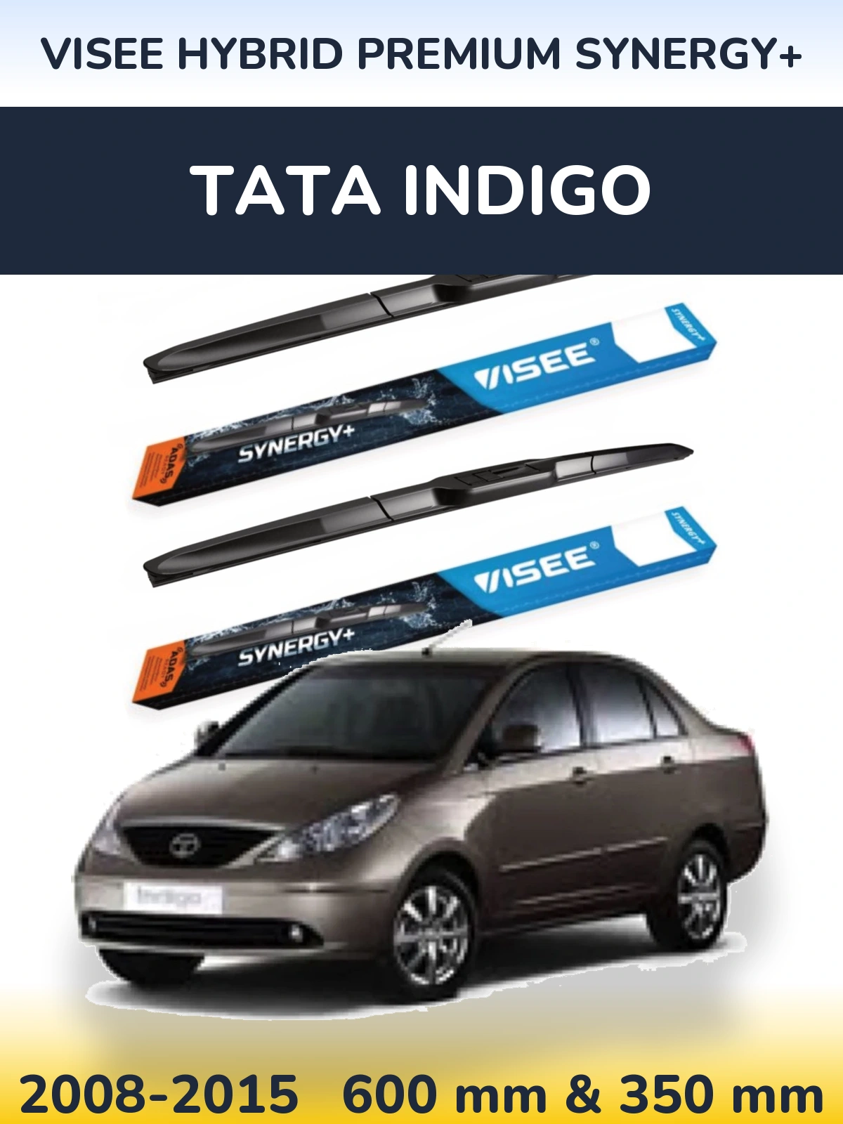Torkarblad VISEE HYBRID PREMIUM SYNERGY+ för Tata Indigo