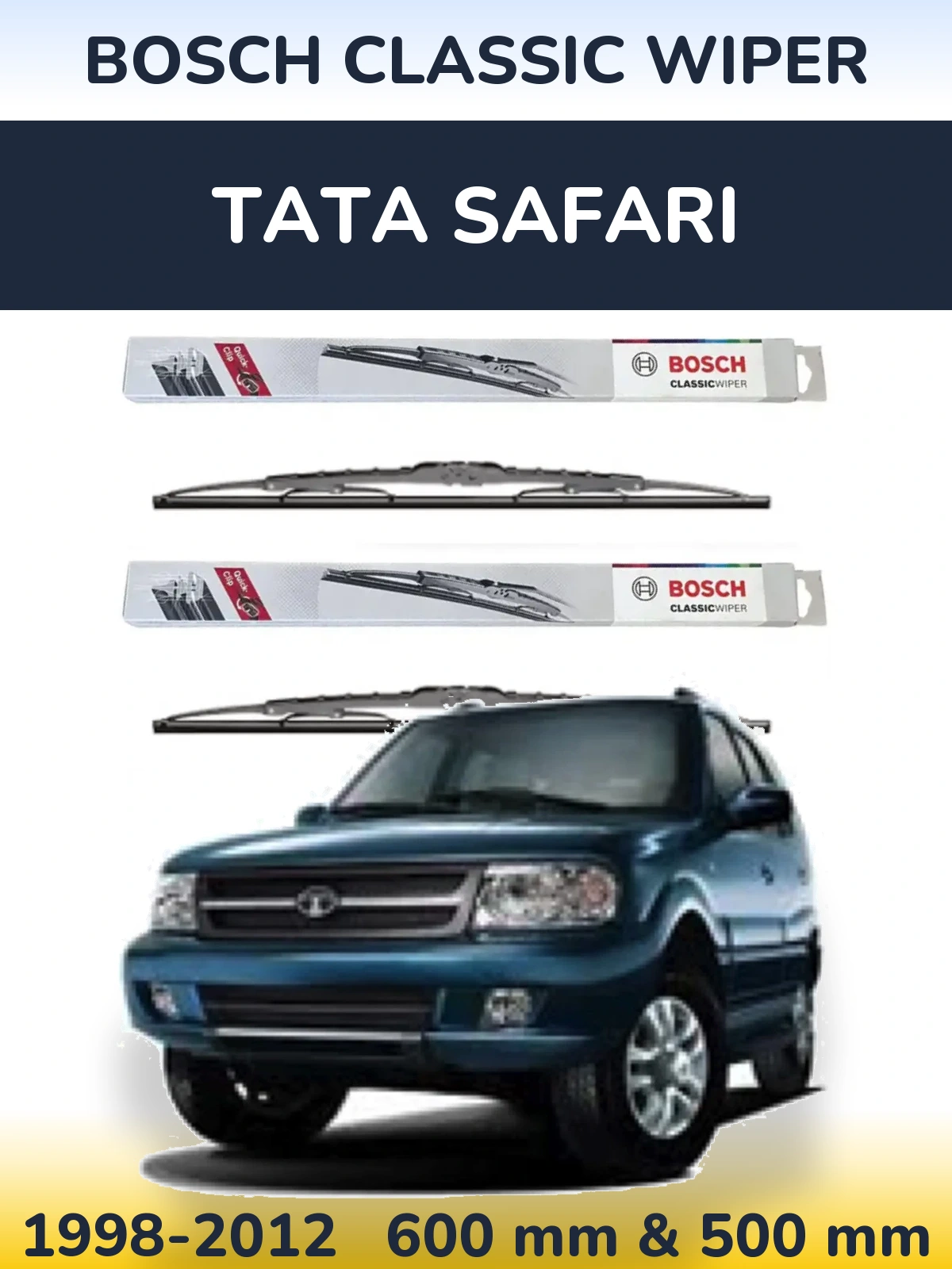 Torkarblad BOSCH Classic Wiper för Tata Safari
