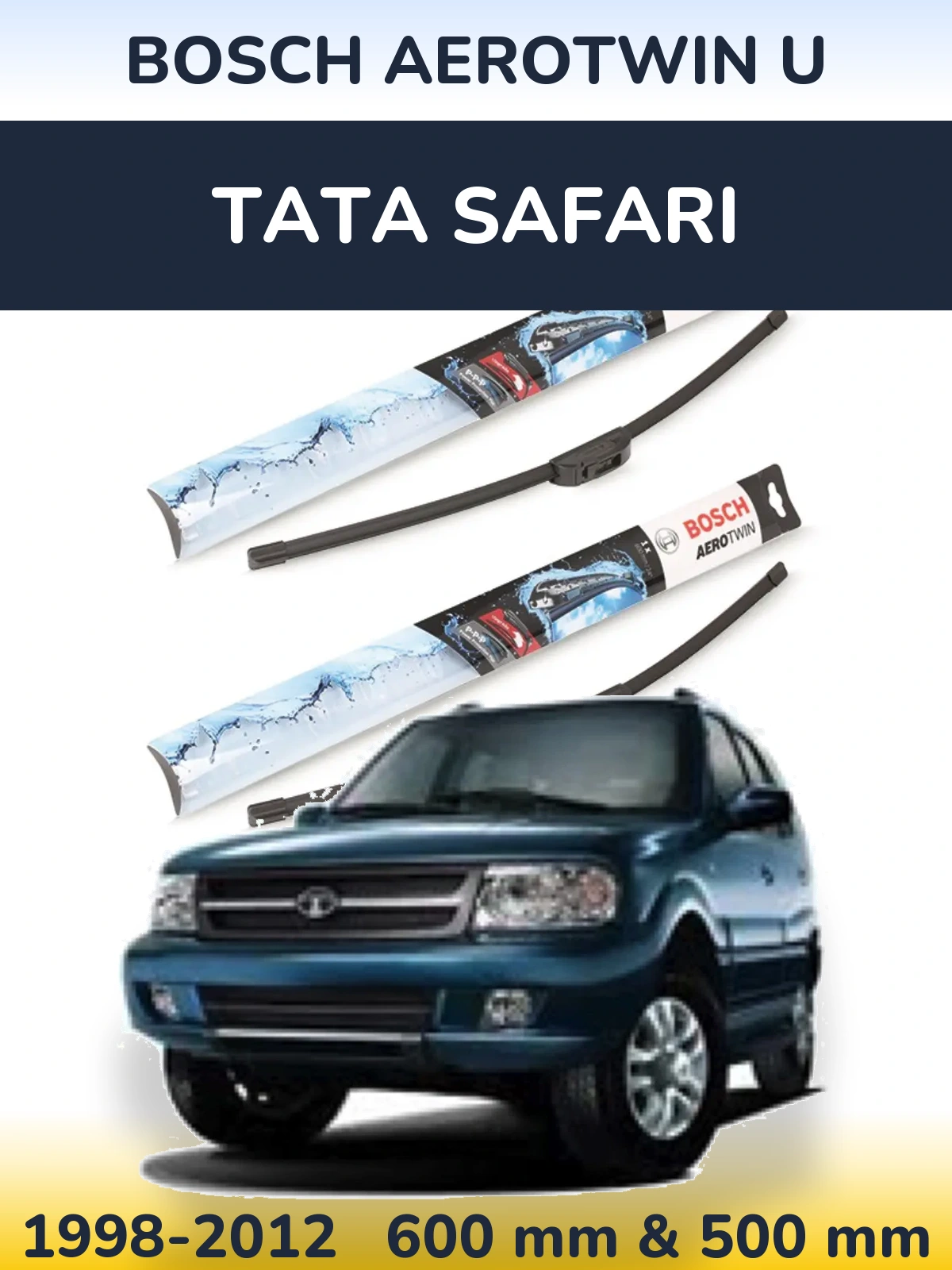 Torkarblad BOSCH AeroTwin U för Tata Safari