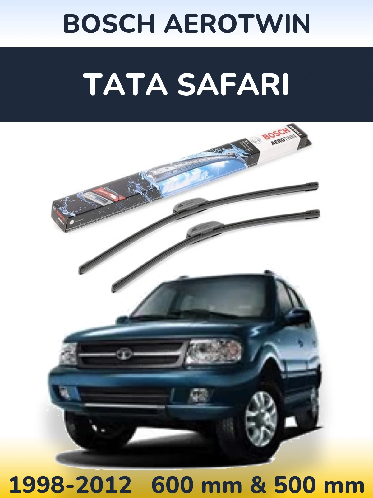Torkarblad BOSCH AeroTwin för Tata Safari