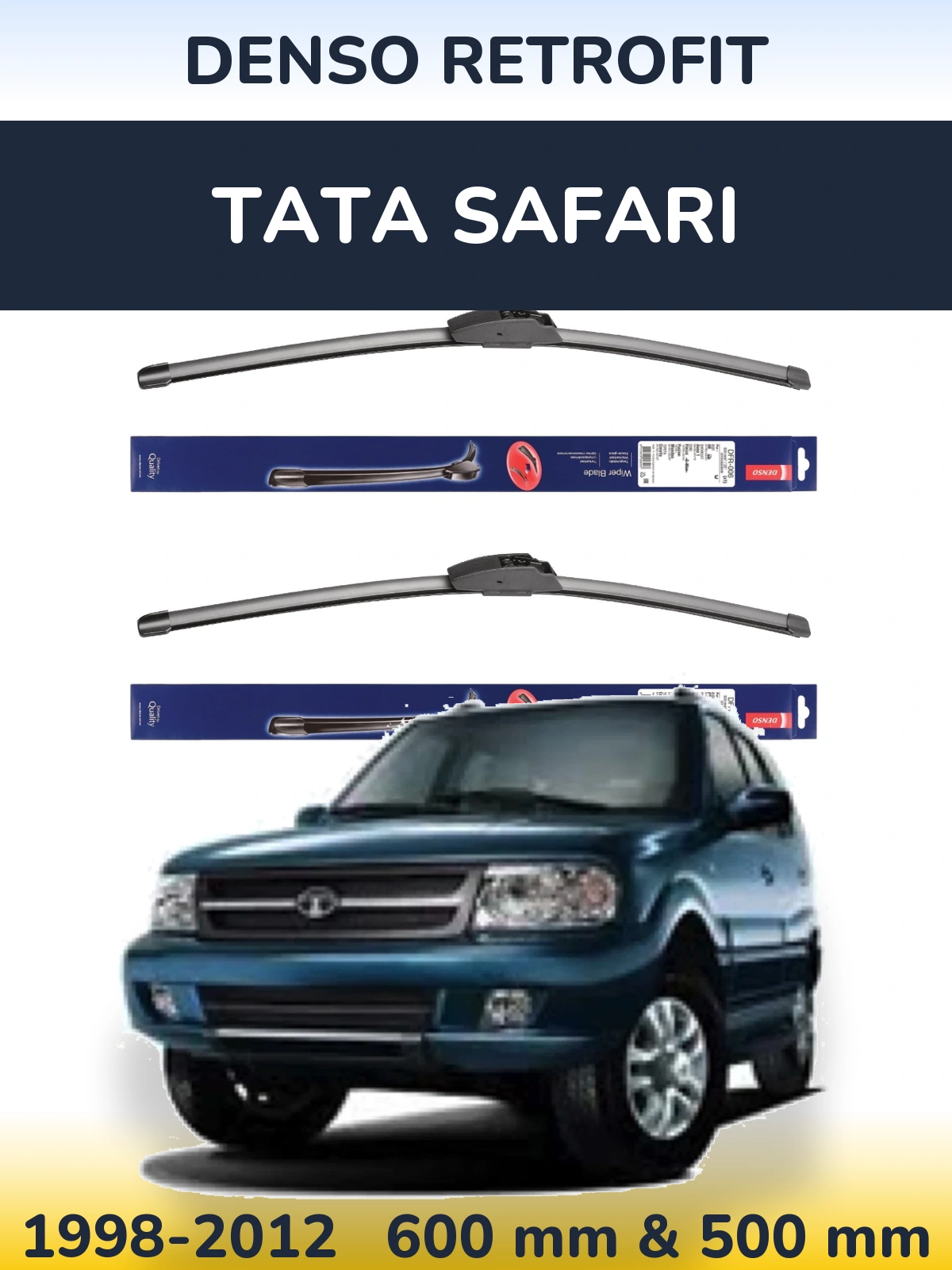 Torkarblad Denso Retrofit för Tata Safari