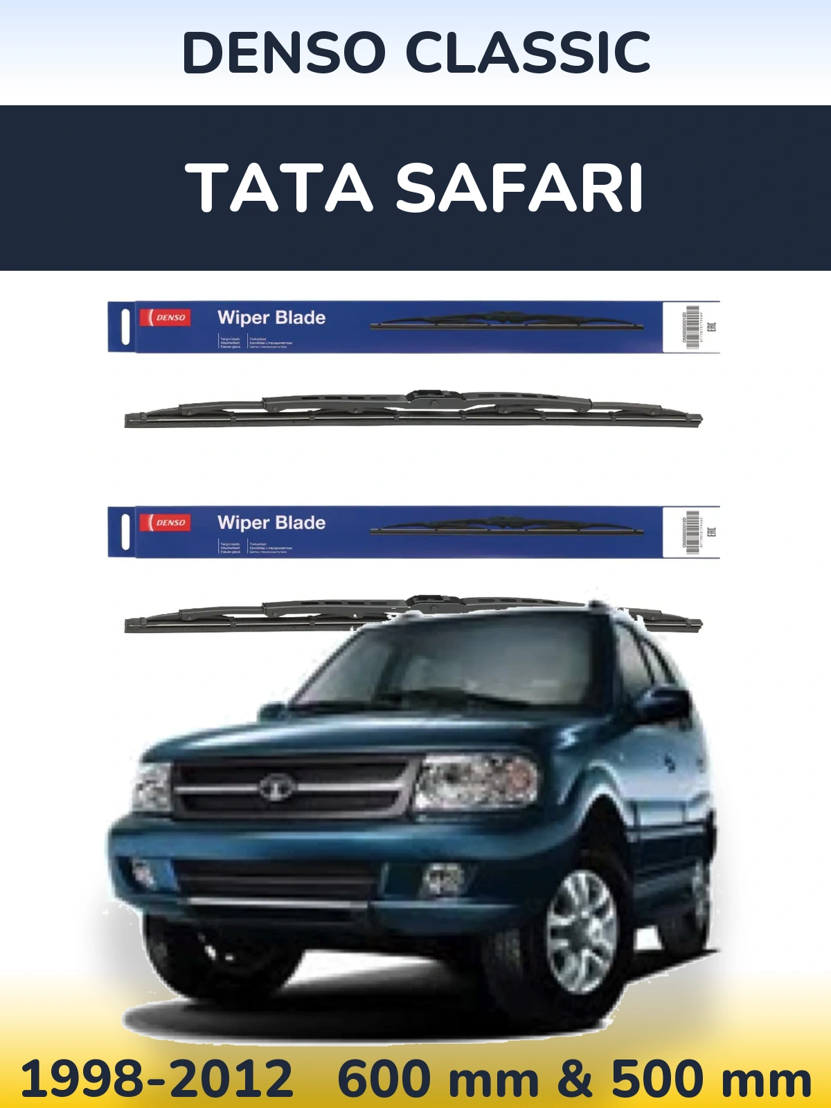 Torkarblad Denso Classic för Tata Safari