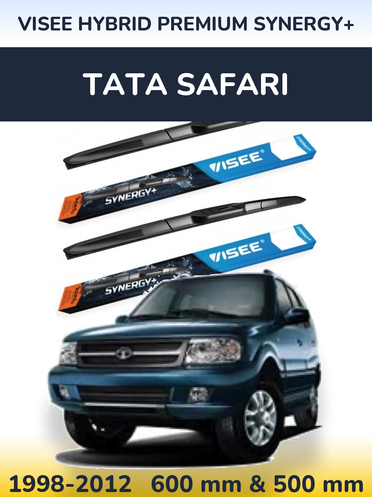 Torkarblad VISEE HYBRID PREMIUM SYNERGY+ för Tata Safari