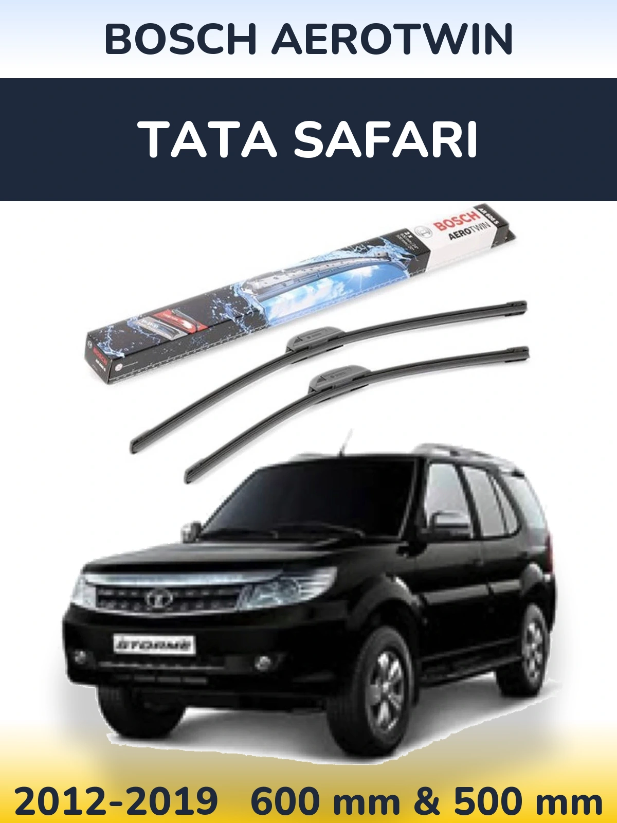 Torkarblad BOSCH AeroTwin för Tata Safari