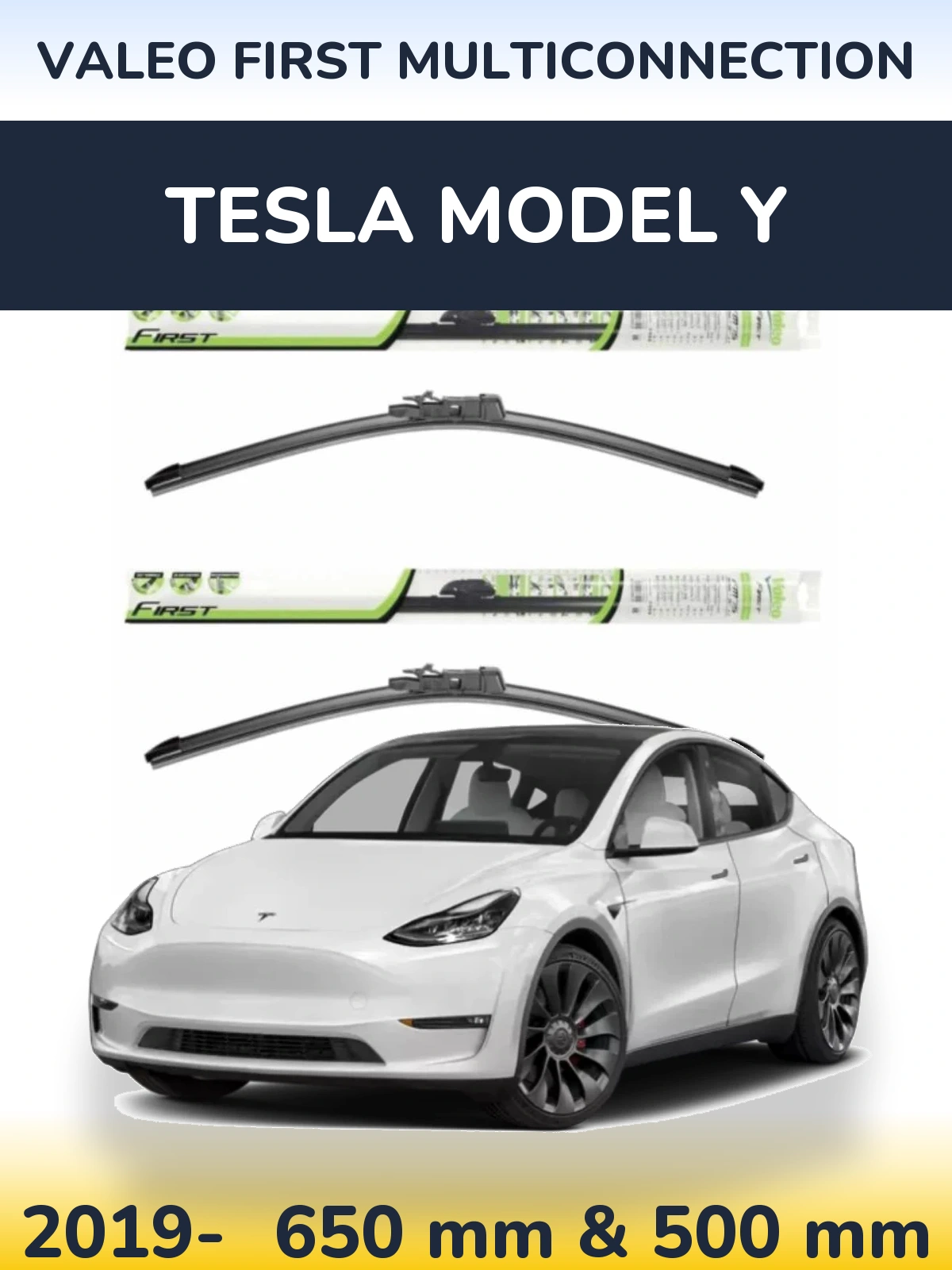 Torkarblad Valeo First MultiConnection för Tesla Modell Y