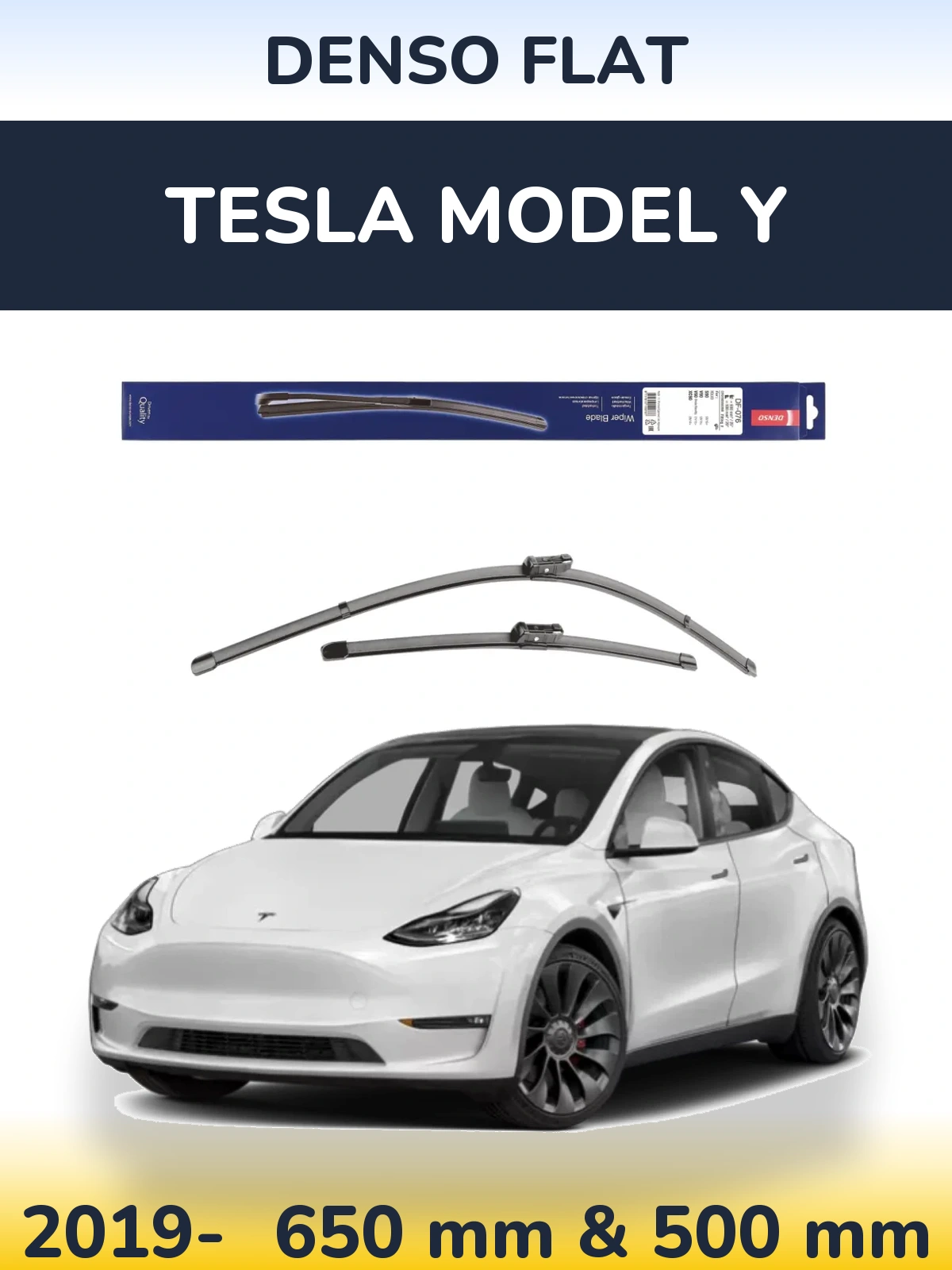 Torkarblad Denso Flat för Tesla Modell Y