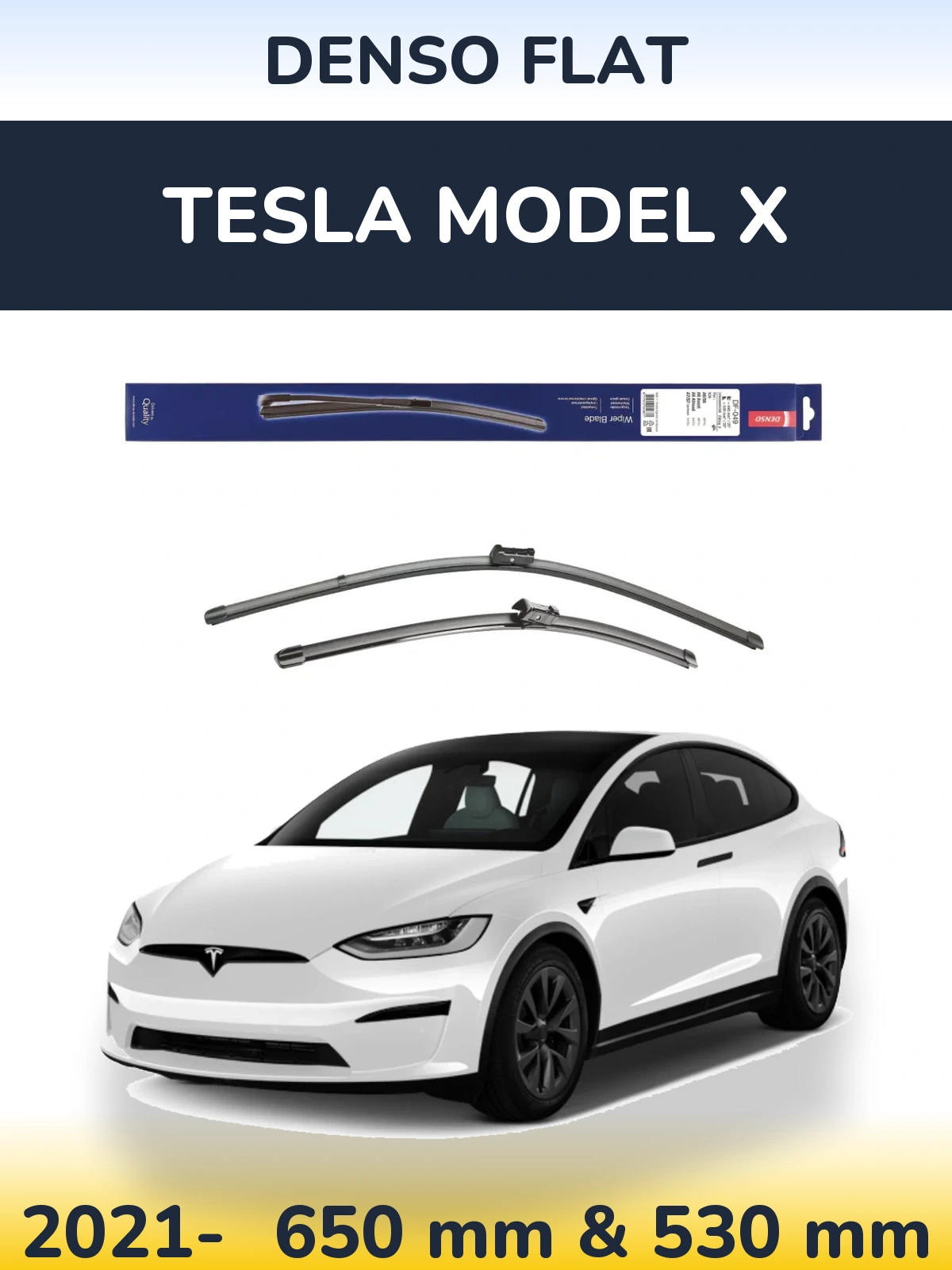 Torkarblad Denso Flat för Tesla Modell X