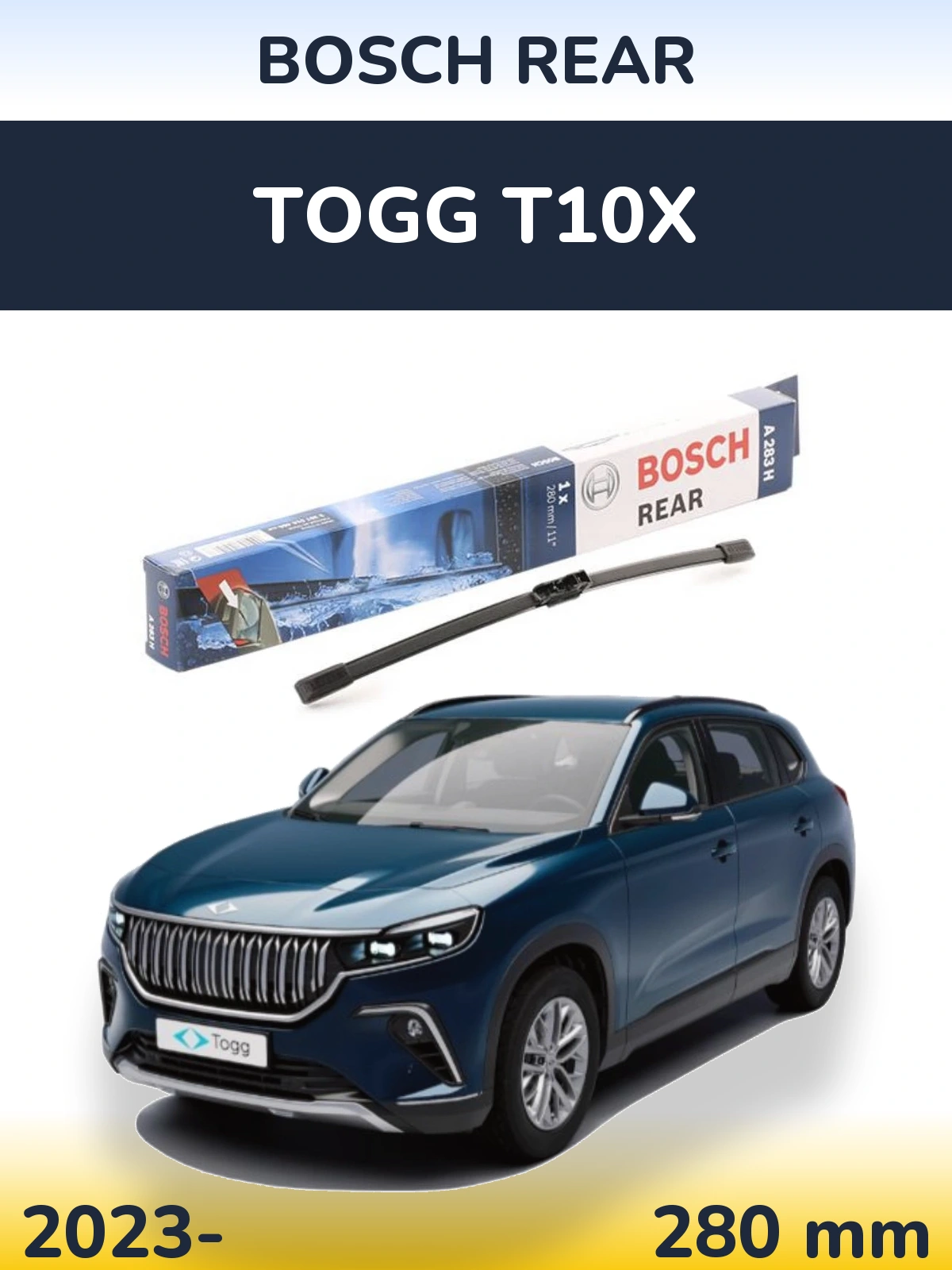 Torkarblad BOSCH Rear för TOGG T10X