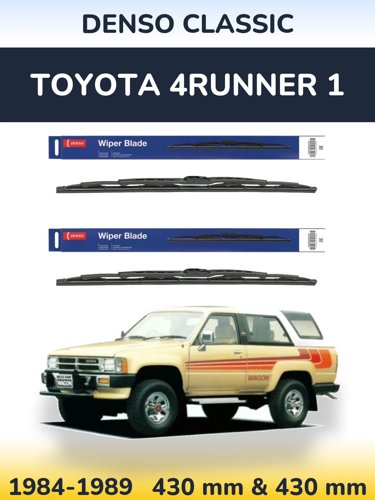 Torkarblad Denso Classic för Toyota 4Runner 1