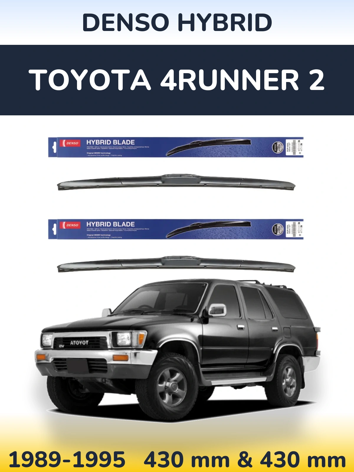Torkarblad Denso Hybrid för Toyota 4Runner 2