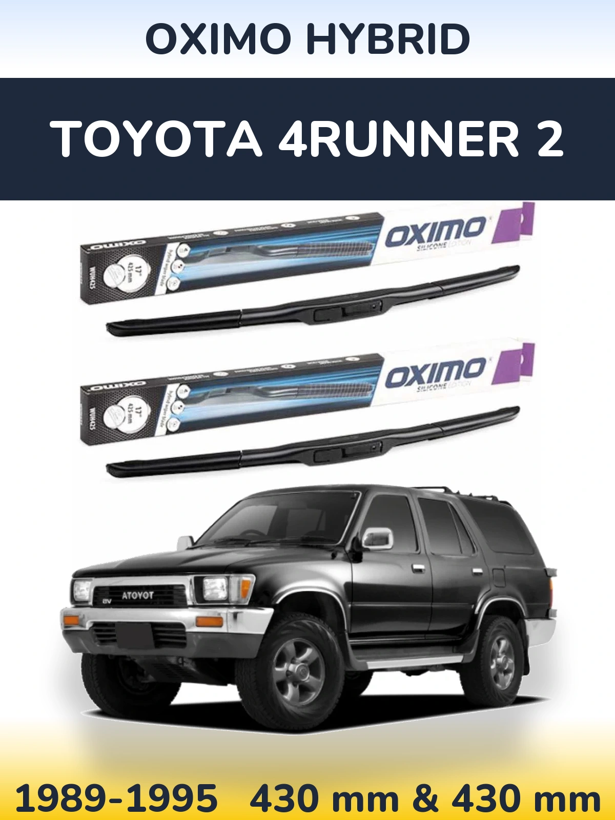 Torkarblad Oximo Hybrid för Toyota 4Runner 2