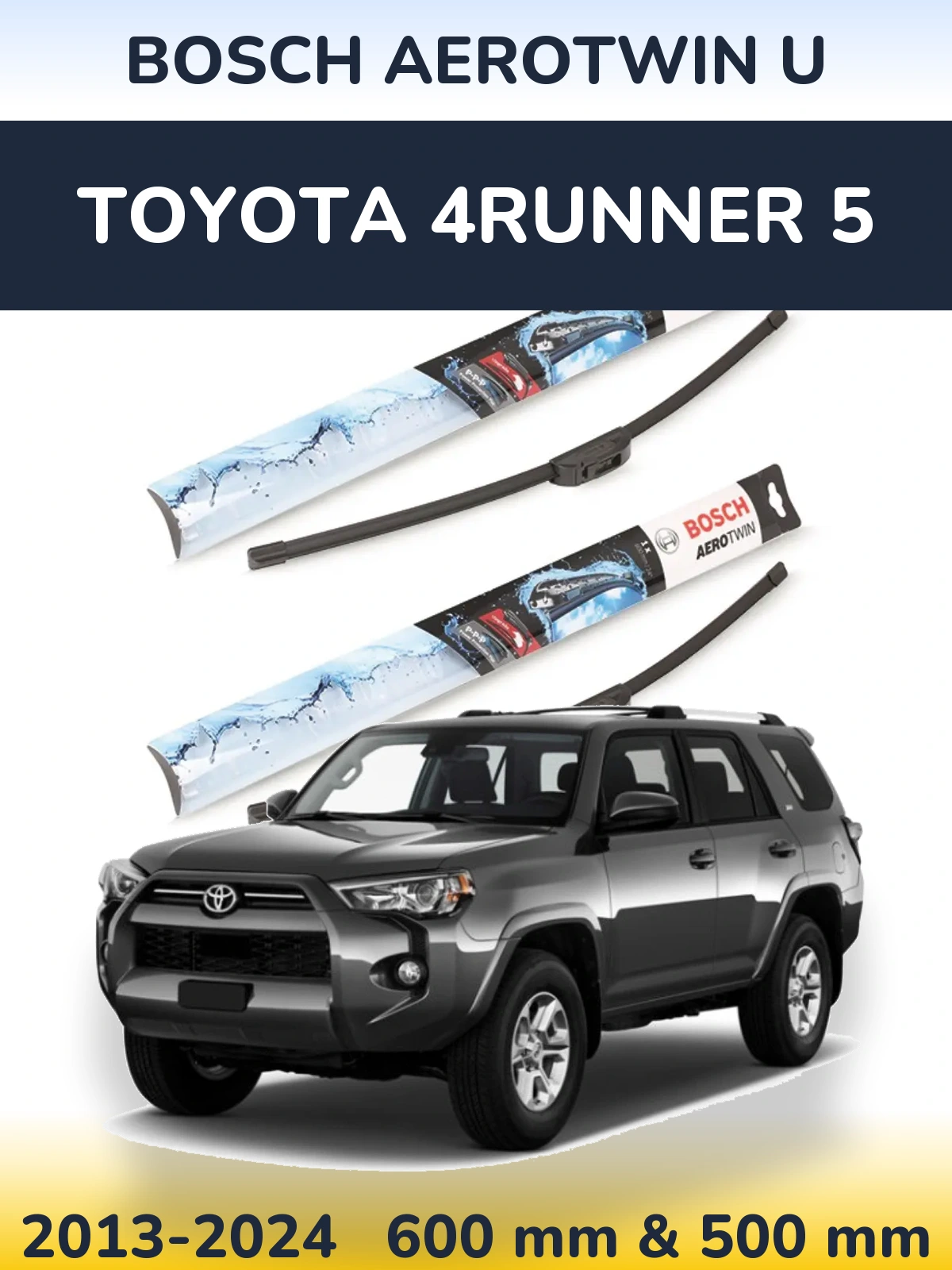 Torkarblad BOSCH AeroTwin U för Toyota 4Runner 5