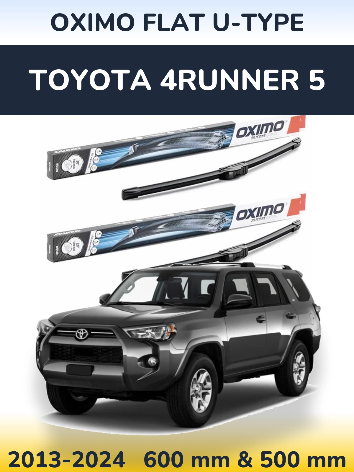 Torkarblad Oximo Flat U-type för Toyota 4Runner 5