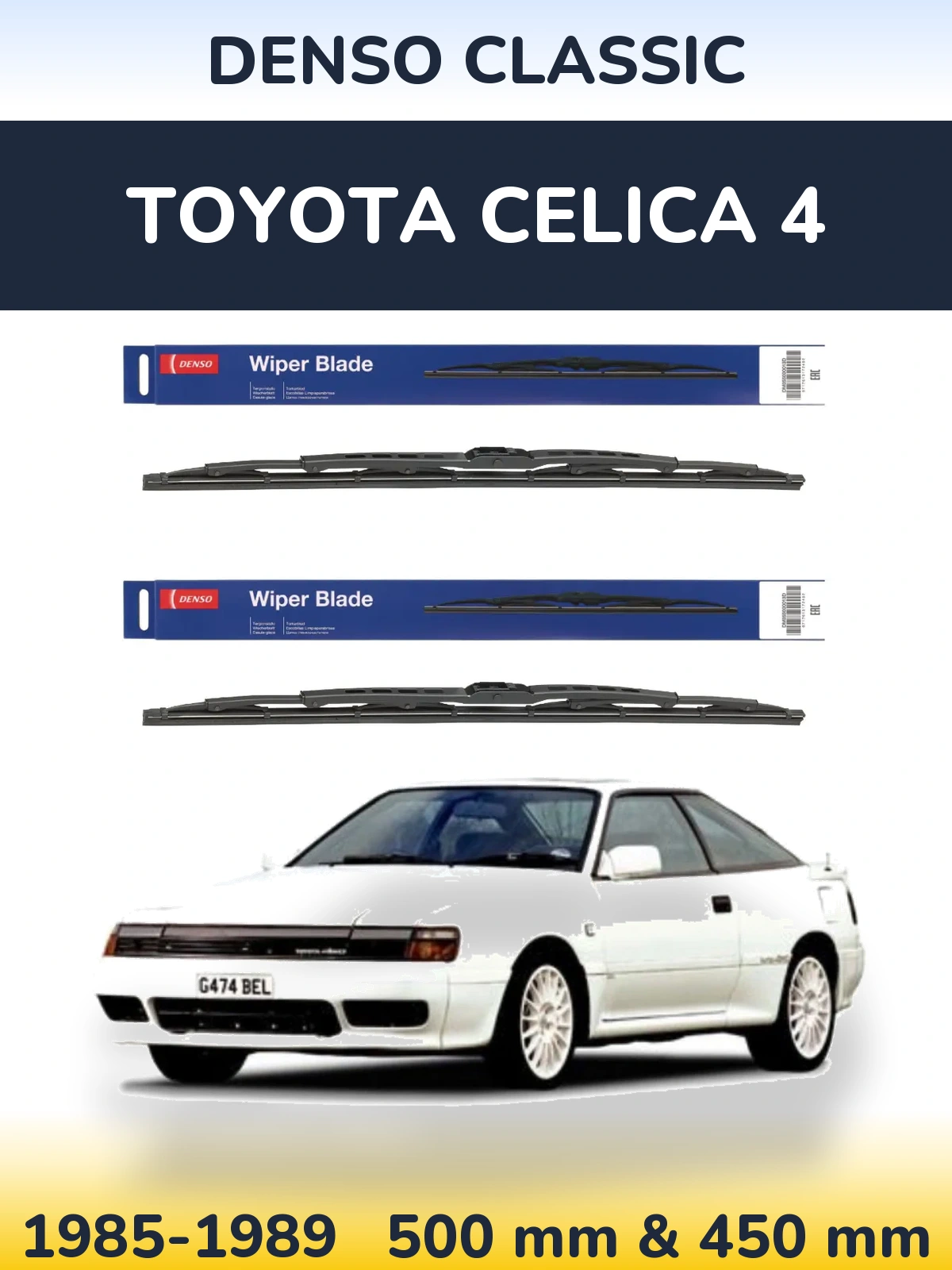 Torkarblad Denso Classic för Toyota Celica 4