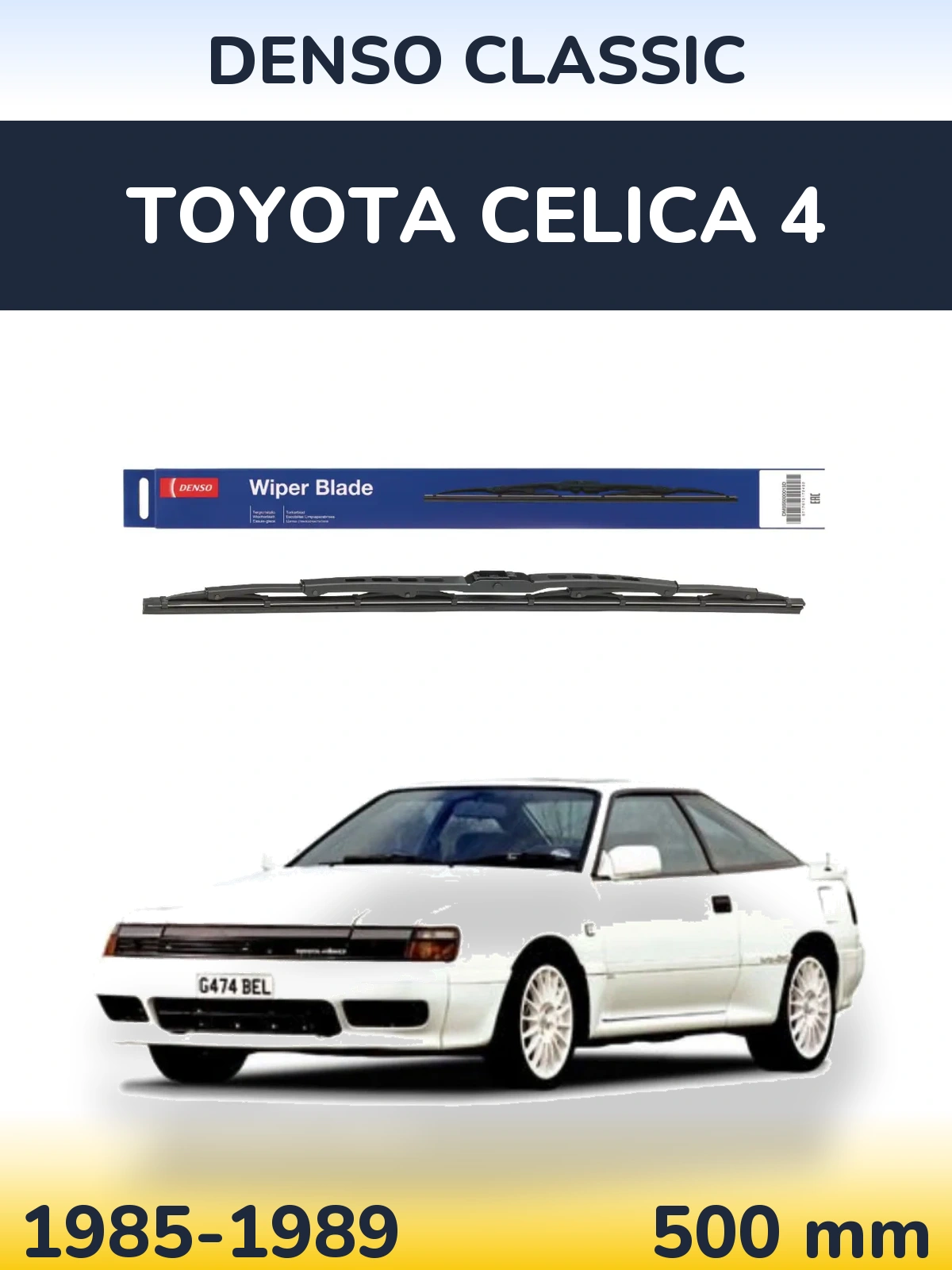 Torkarblad Denso Classic för Toyota Celica 4