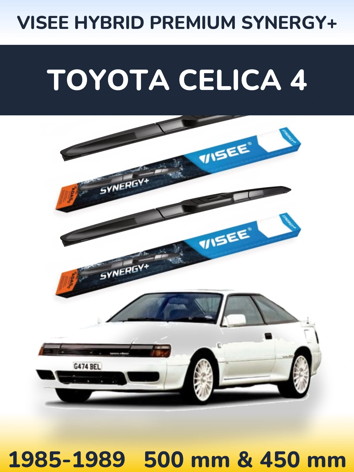 Torkarblad VISEE HYBRID PREMIUM SYNERGY+ för Toyota Celica 4