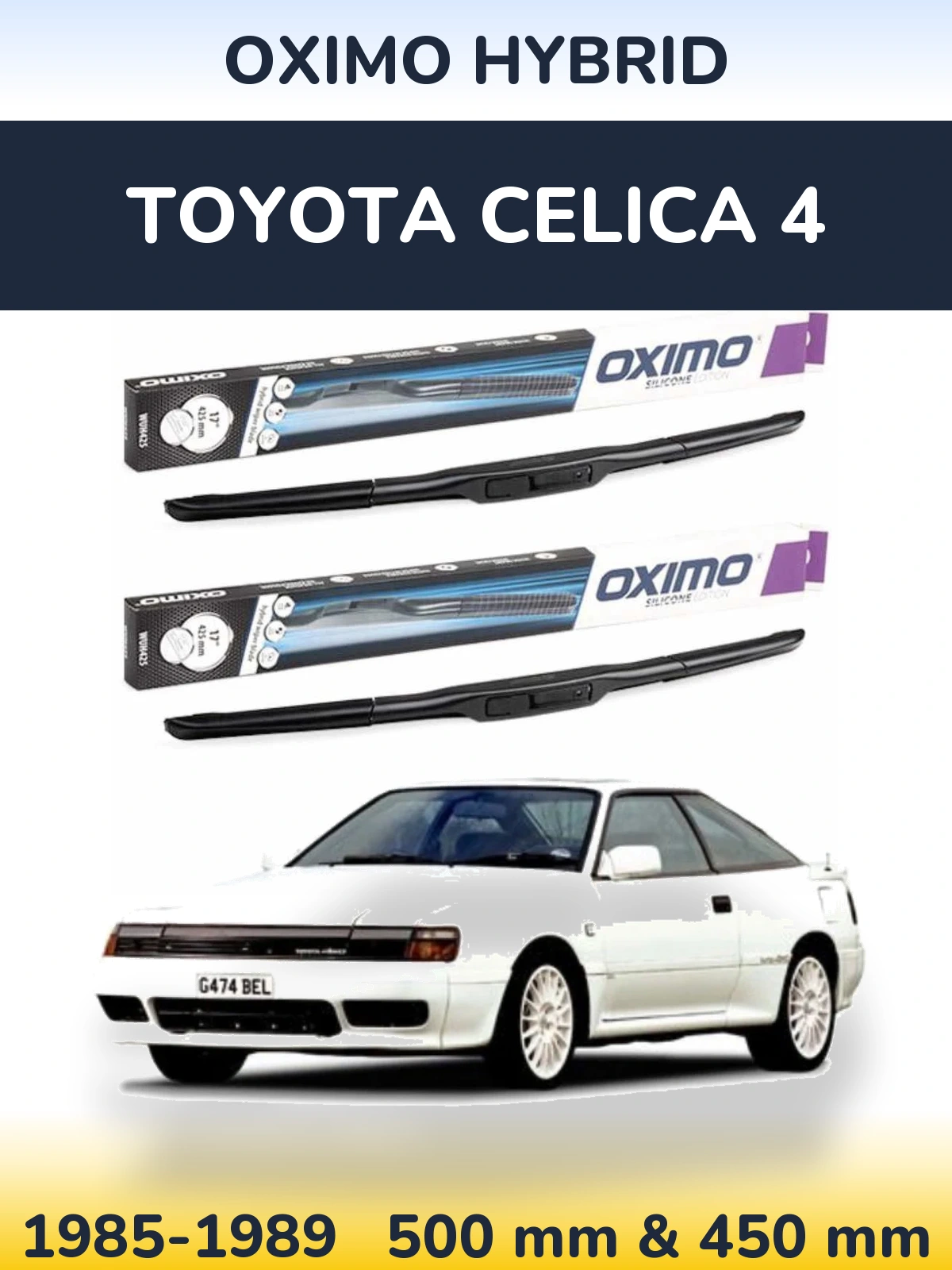 Torkarblad Oximo Hybrid för Toyota Celica 4