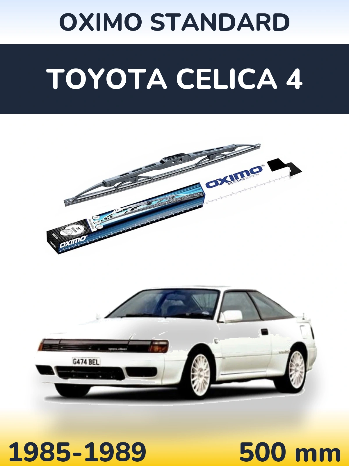 Torkarblad Oximo Standard för Toyota Celica 4