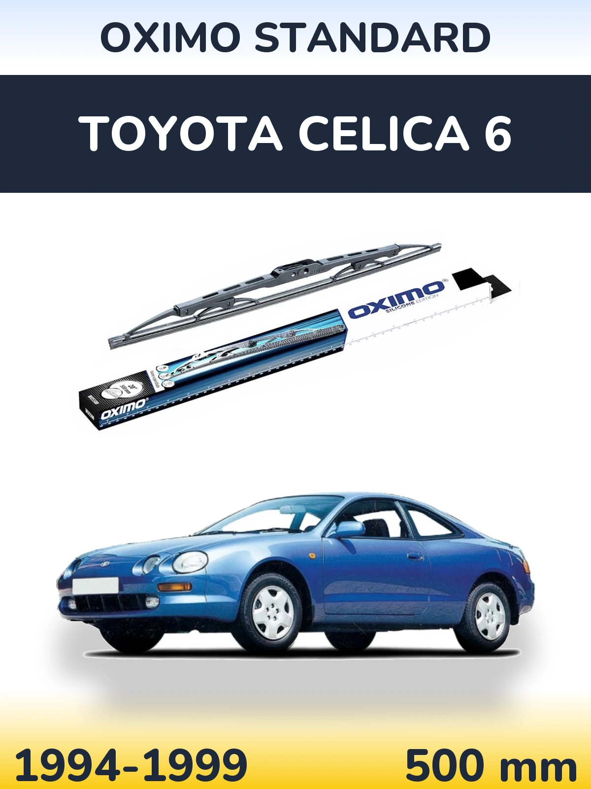 Torkarblad Oximo Standard för Toyota Celica 6