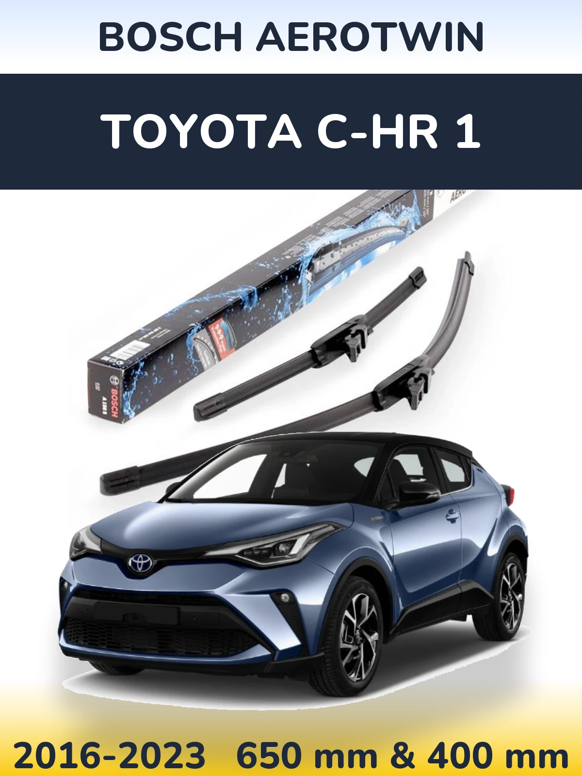 Torkarblad BOSCH AeroTwin för Toyota C-HR 1