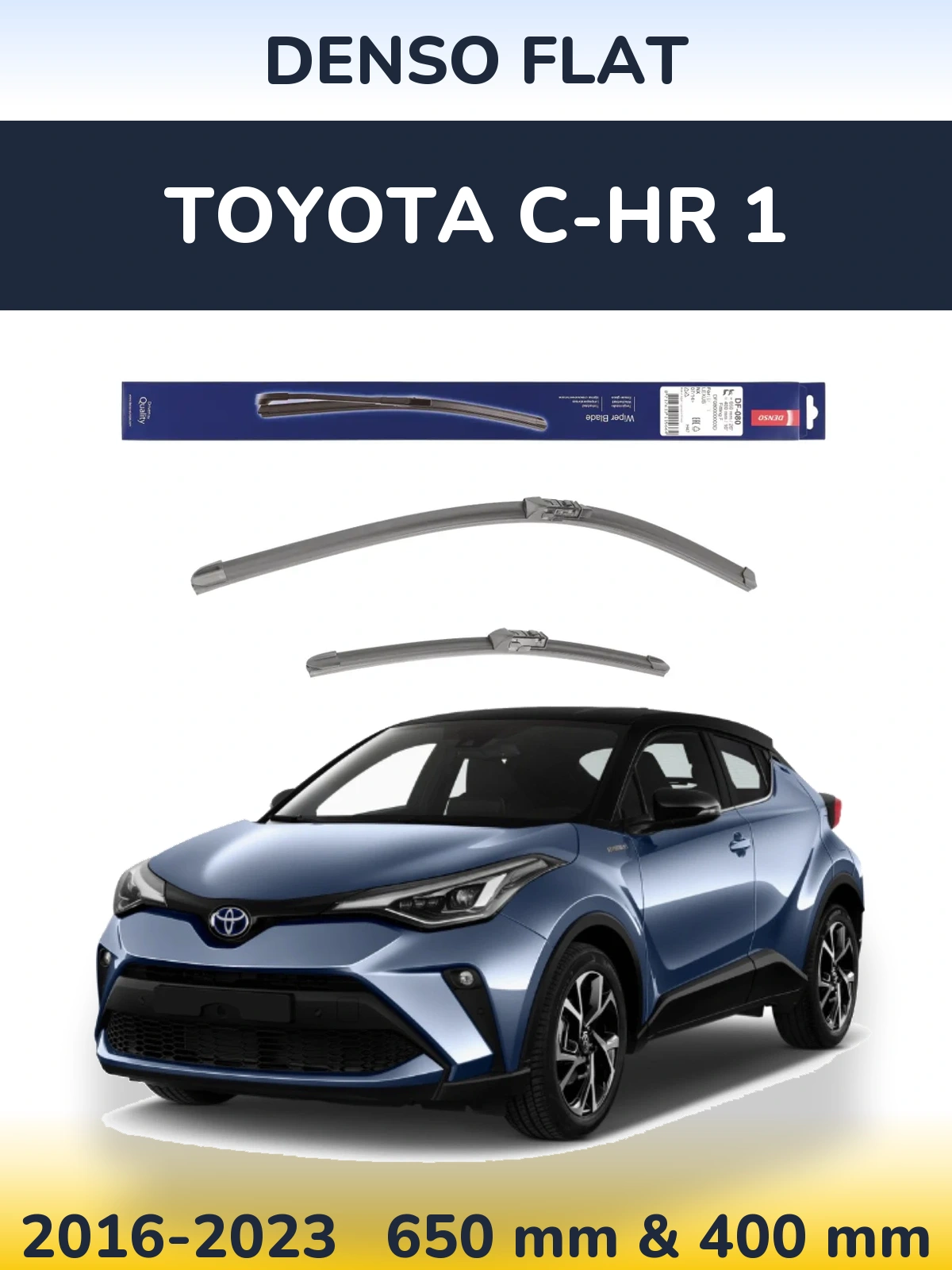 Torkarblad Denso Flat för Toyota C-HR 1