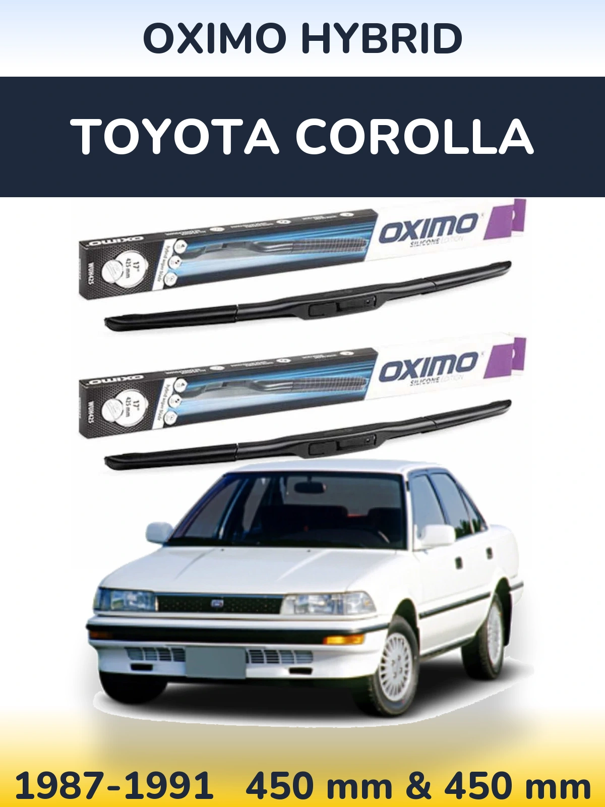 Torkarblad Oximo Hybrid för Toyota Corolla
