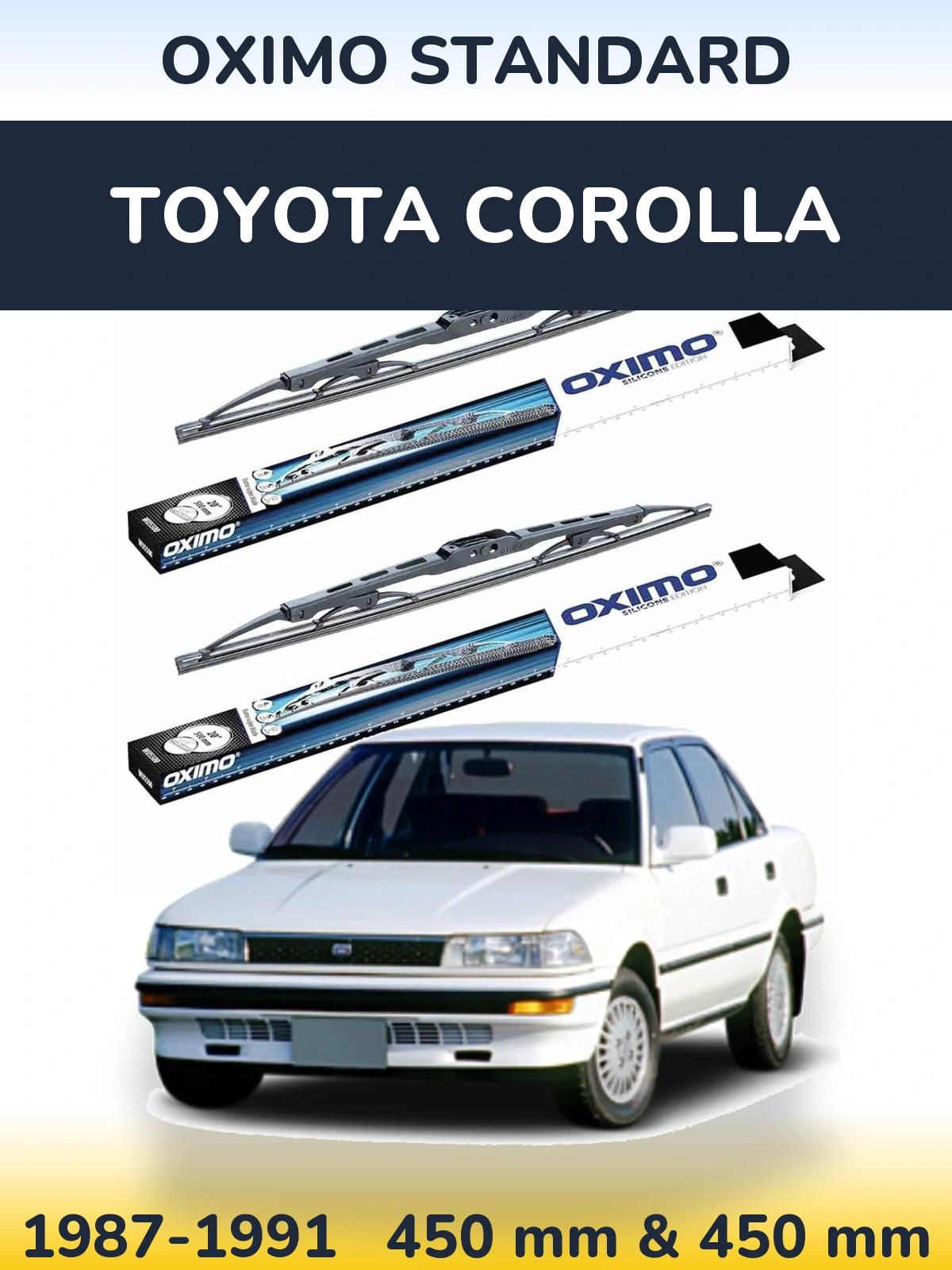 Torkarblad Oximo Standard för Toyota Corolla