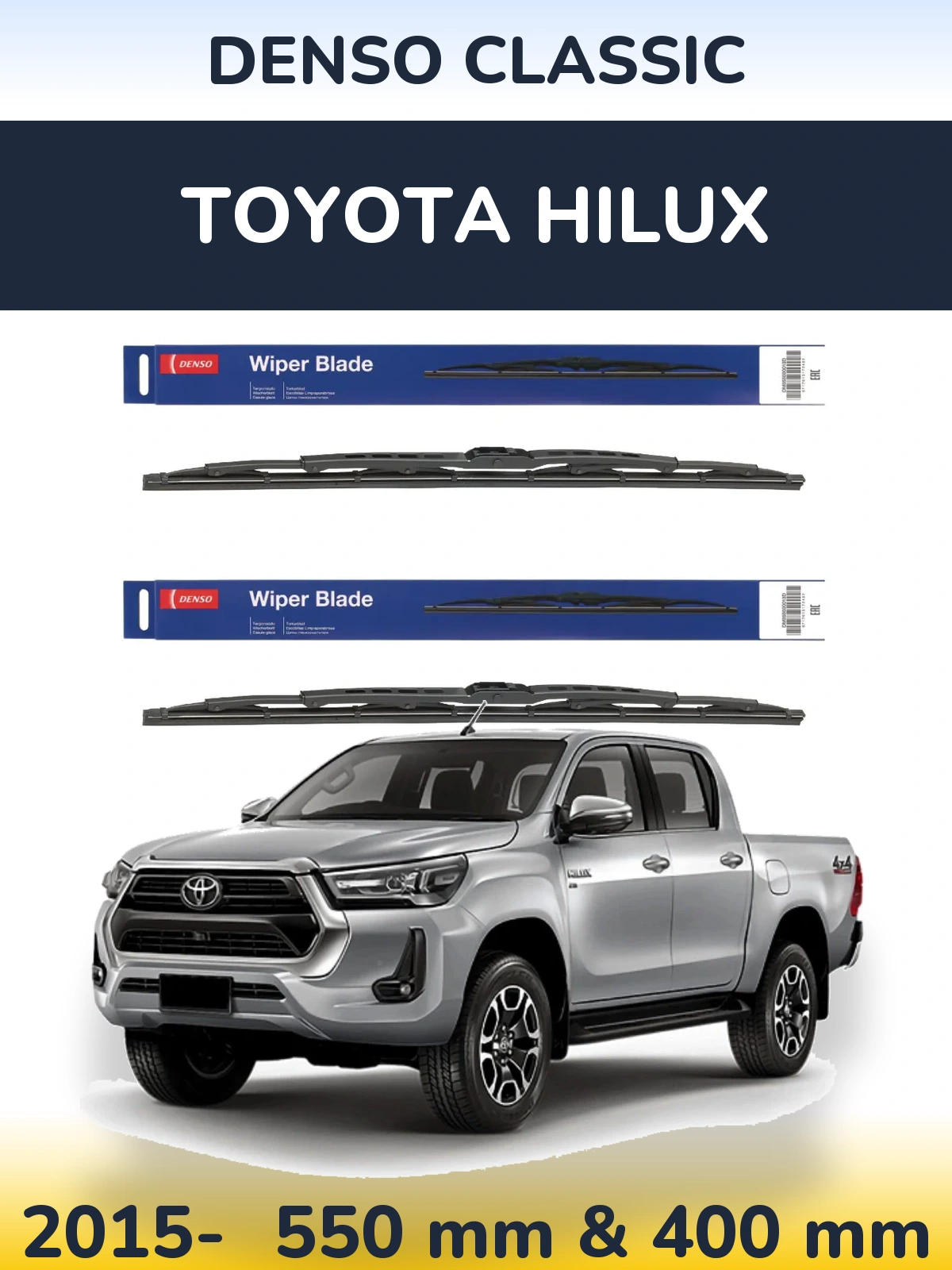 Torkarblad Denso Classic för Toyota Hilux