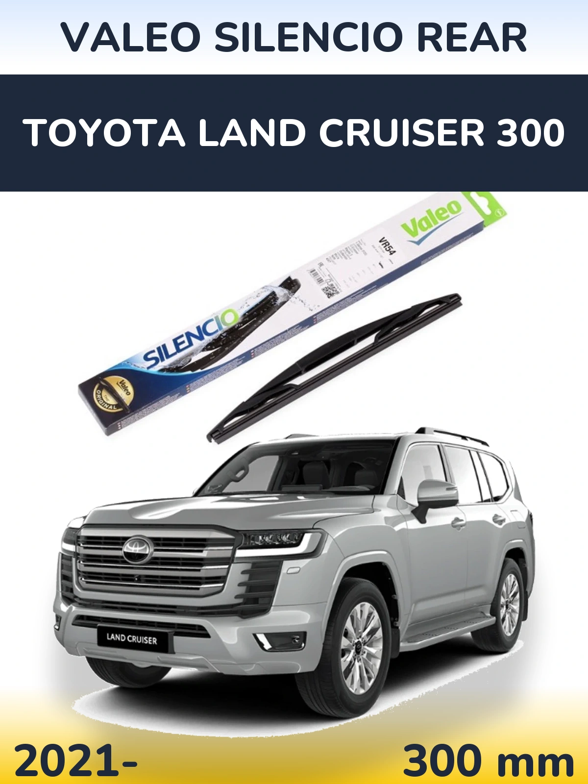 Torkarblad Valeo Silencio Rear för Toyota Land Cruiser 300