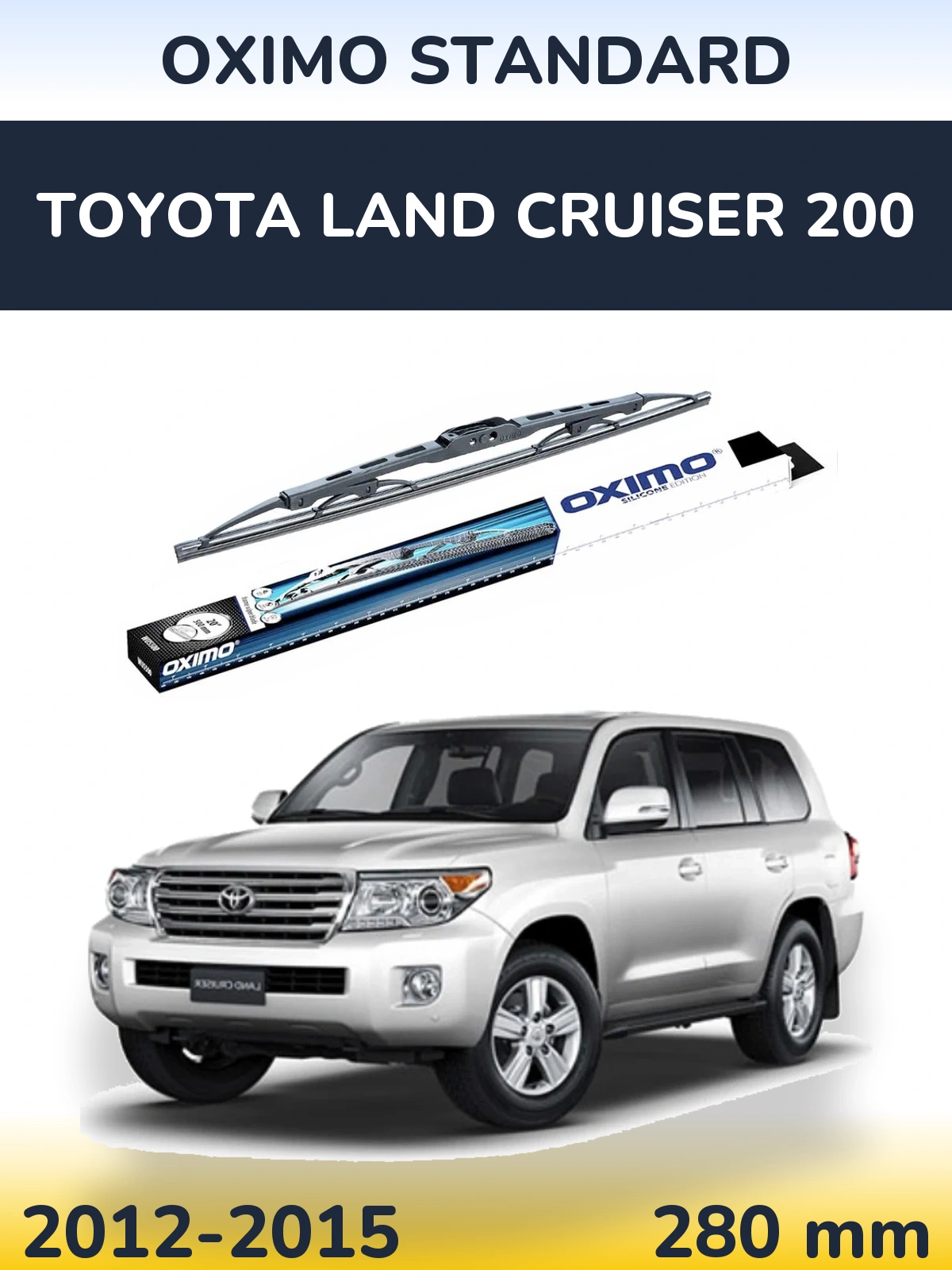 Torkarblad Oximo Standard för Toyota Land Cruiser 200