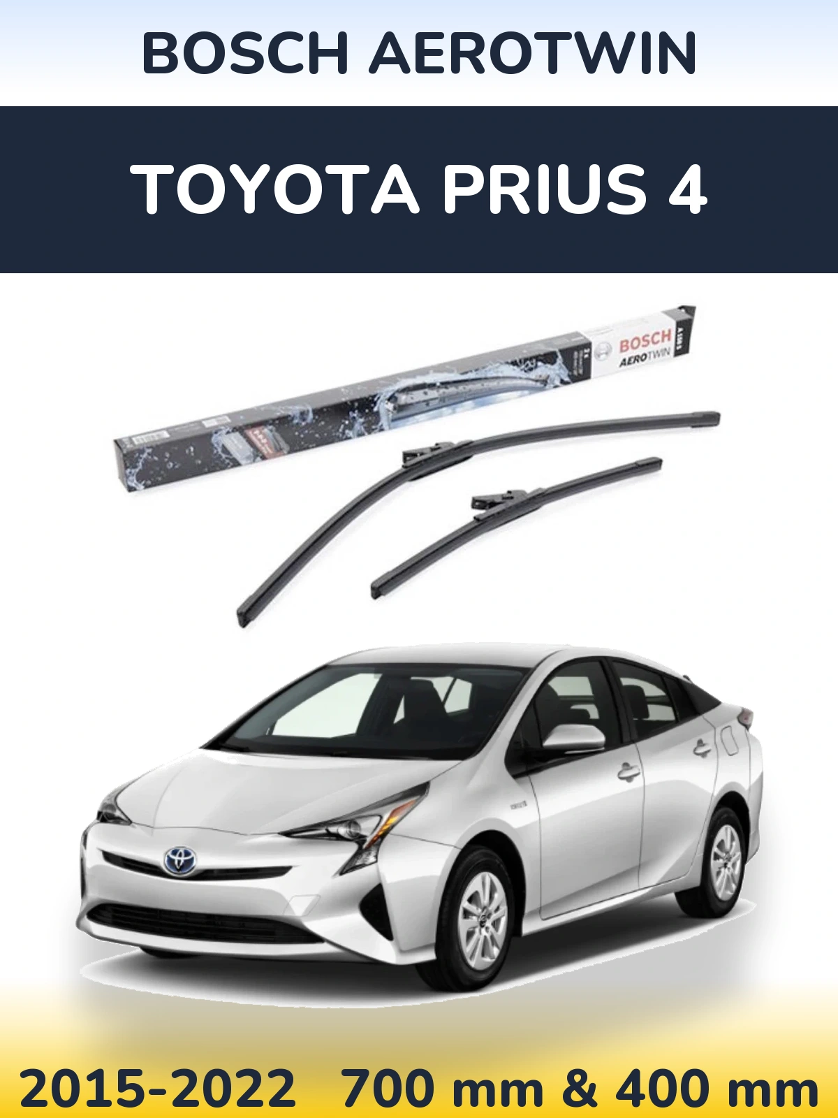 Torkarblad BOSCH AeroTwin för Toyota Prius 4