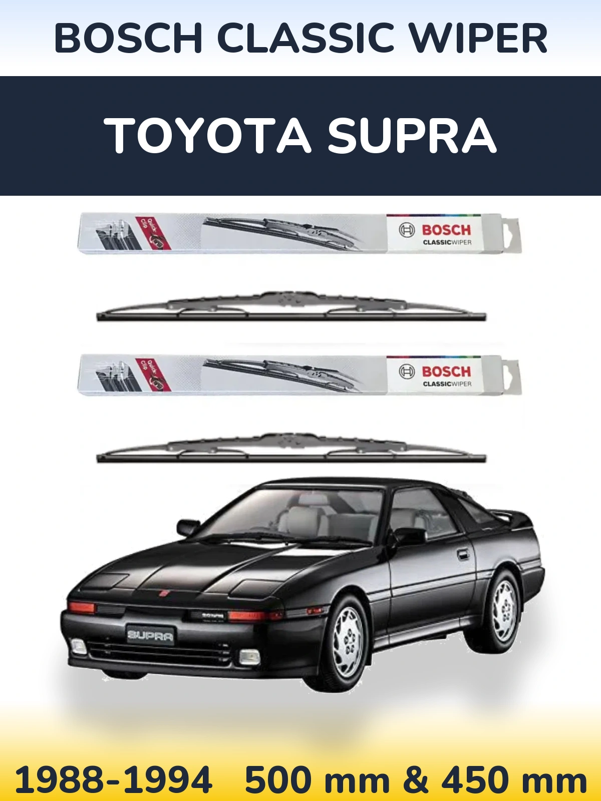 Torkarblad BOSCH Classic Wiper för Toyota Supra