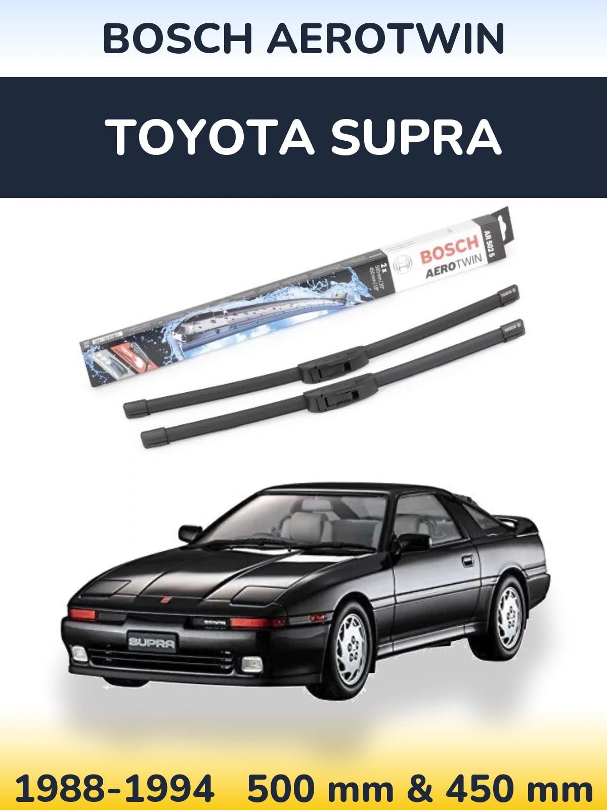 Torkarblad BOSCH AeroTwin för Toyota Supra