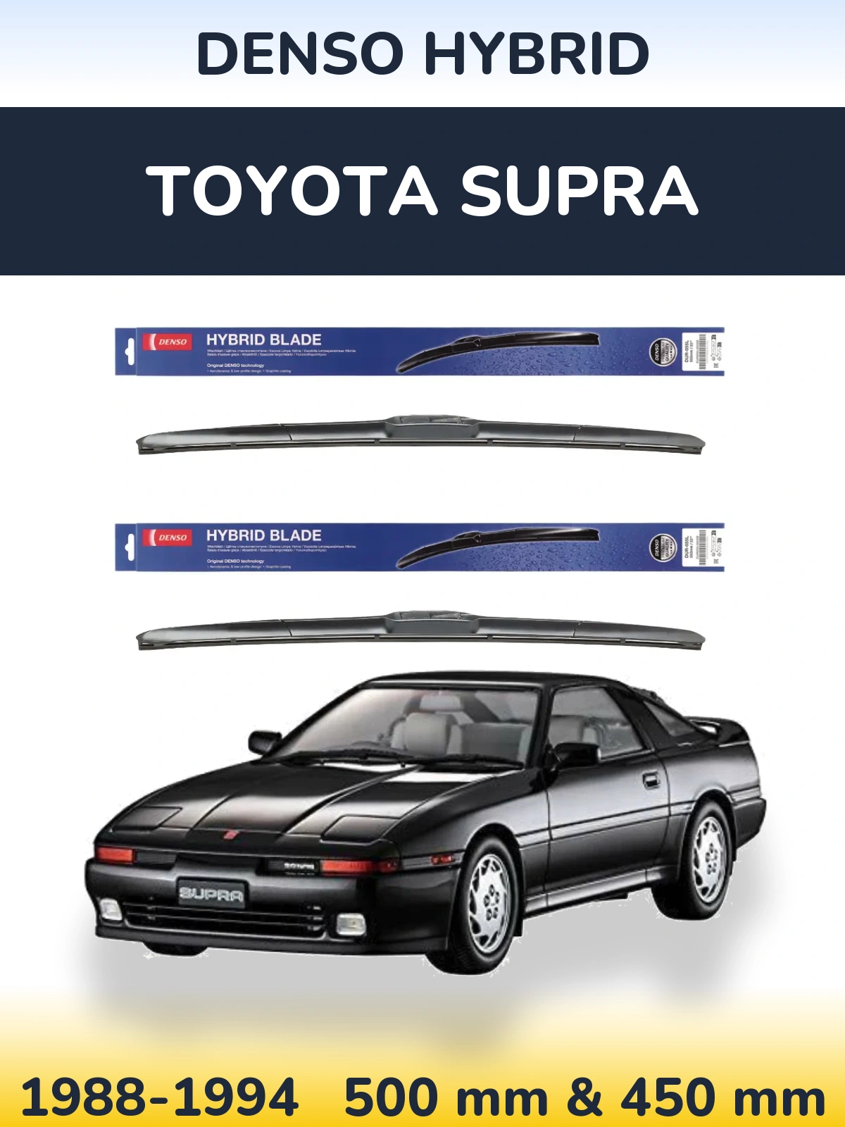 Torkarblad Denso Hybrid för Toyota Supra