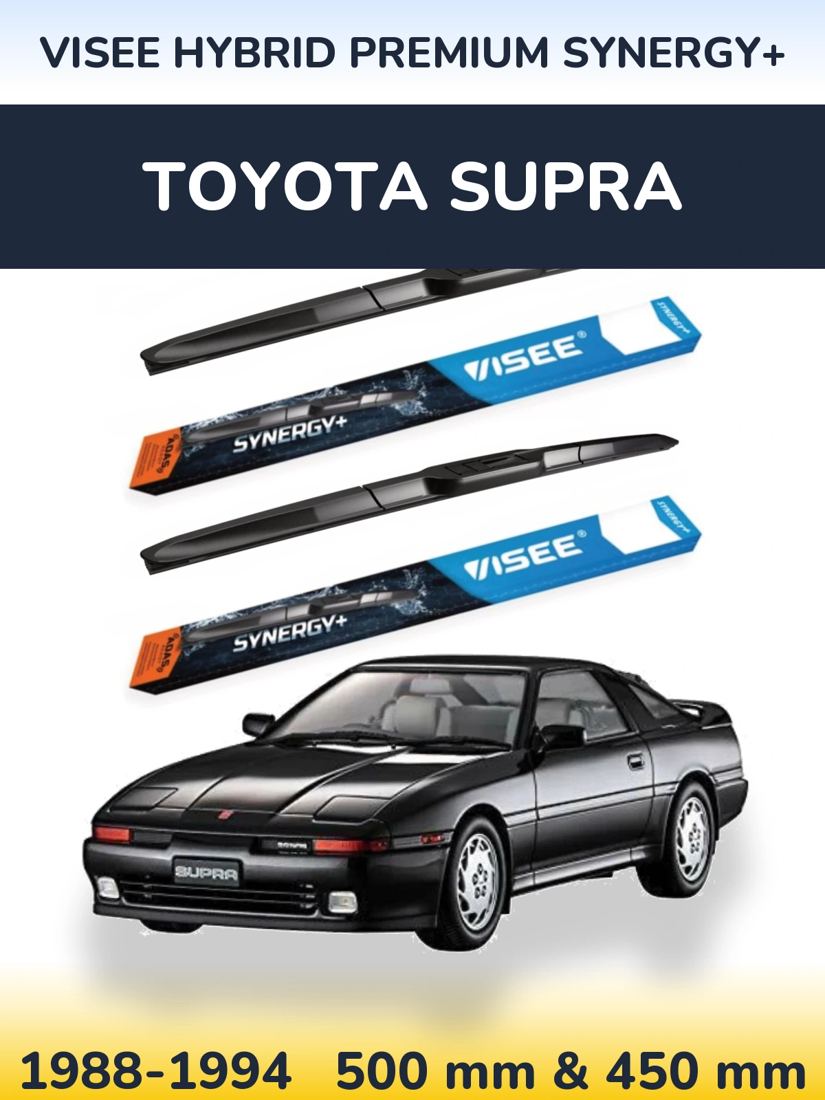 Torkarblad VISEE HYBRID PREMIUM SYNERGY+ för Toyota Supra