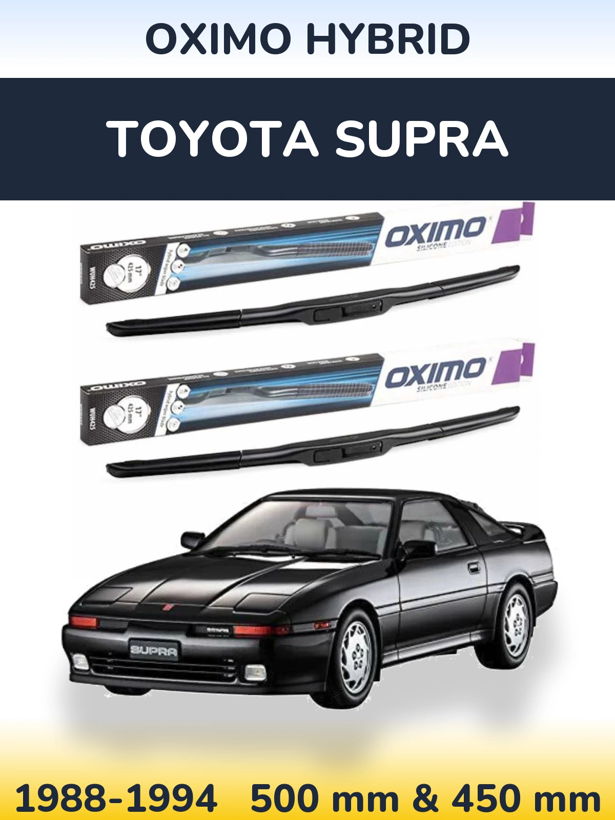 Torkarblad Oximo Hybrid för Toyota Supra