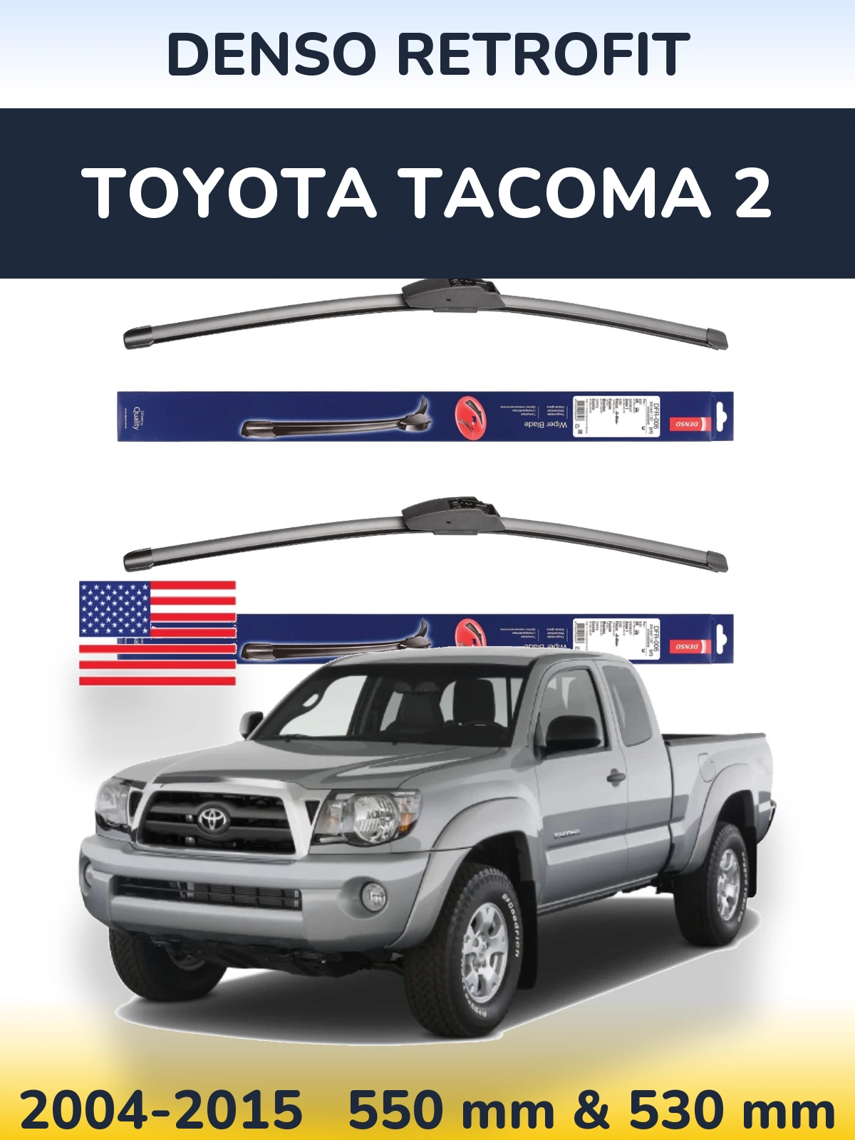 Torkarblad Denso Retrofit för Toyota Tacoma 2