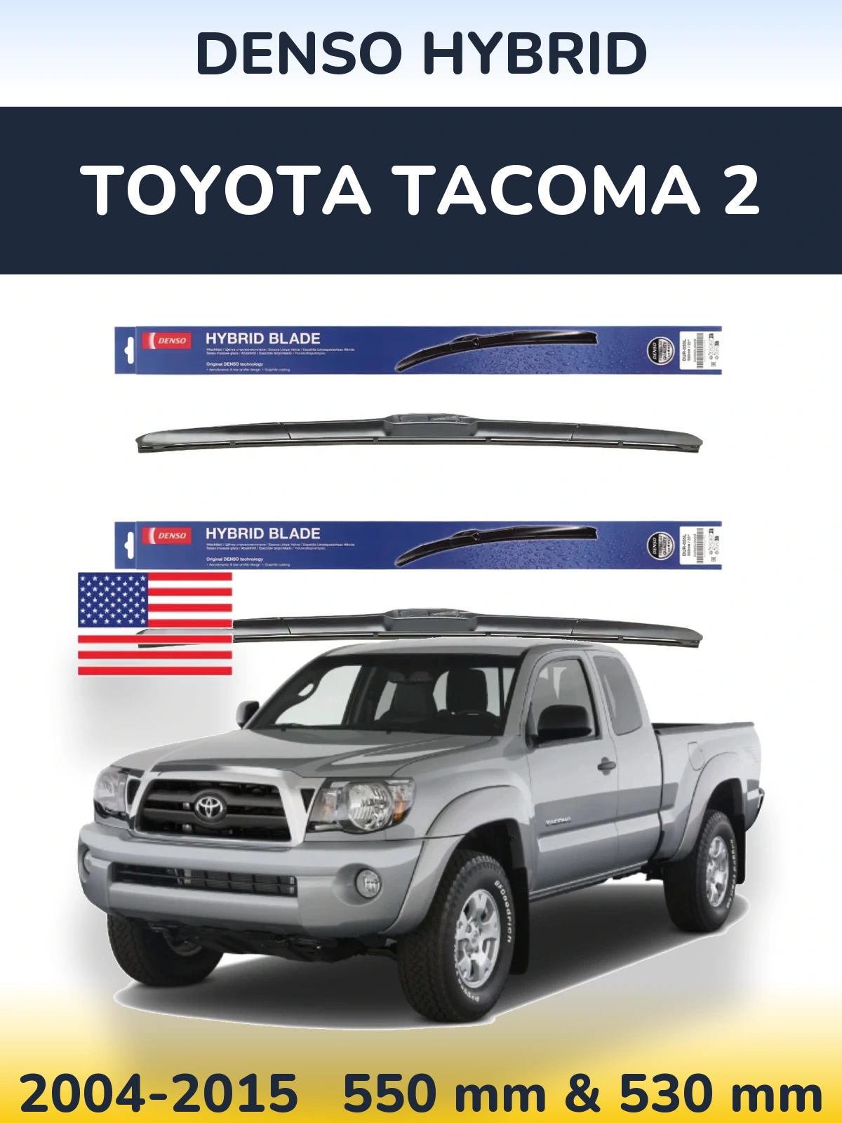 Torkarblad Denso Hybrid för Toyota Tacoma 2