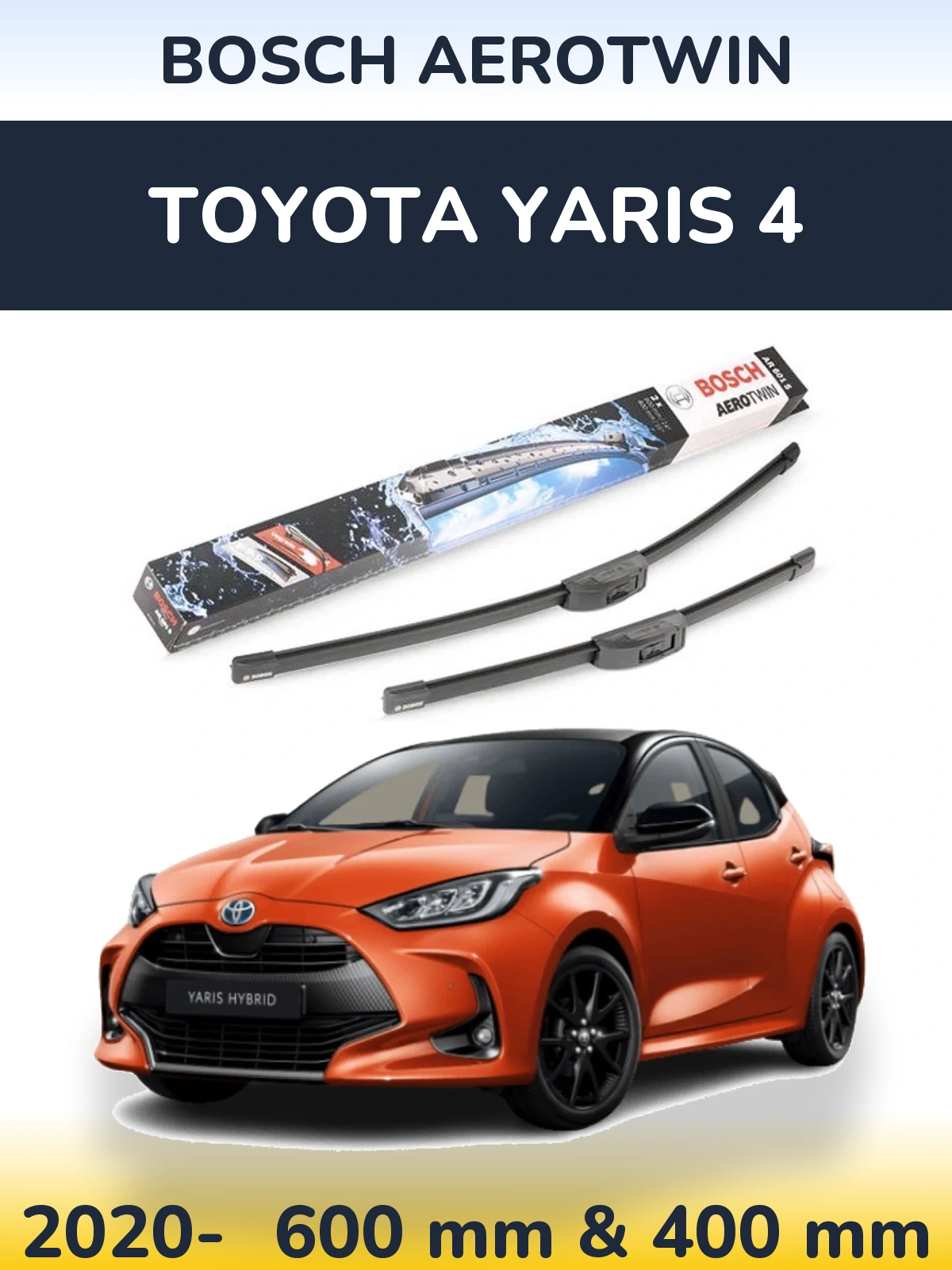 Torkarblad BOSCH AeroTwin för Toyota Yaris 4