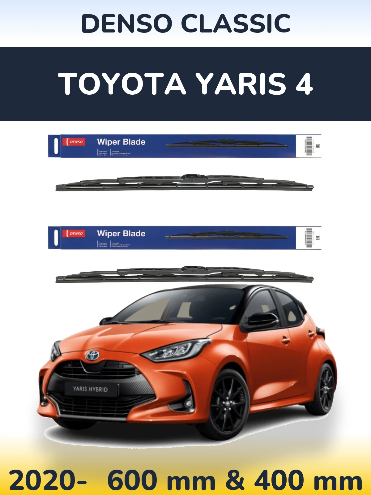Torkarblad Denso Classic för Toyota Yaris 4