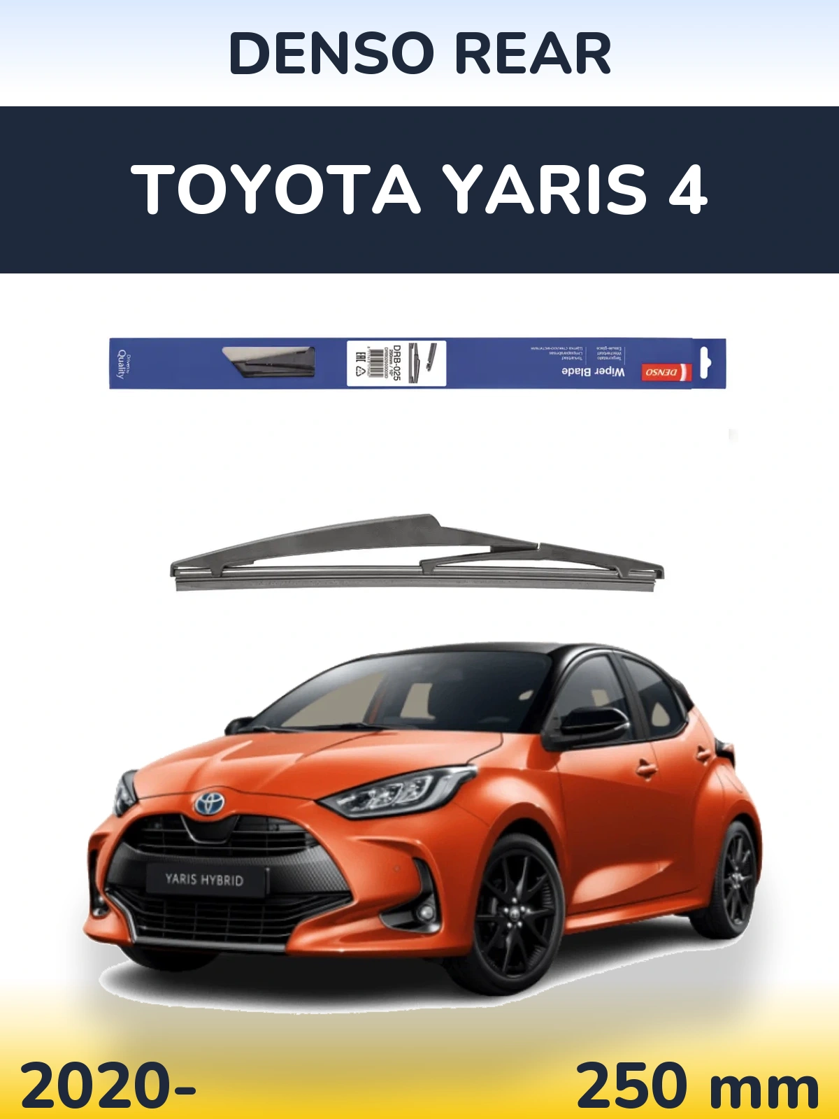 Torkarblad Denso Rear för Toyota Yaris 4