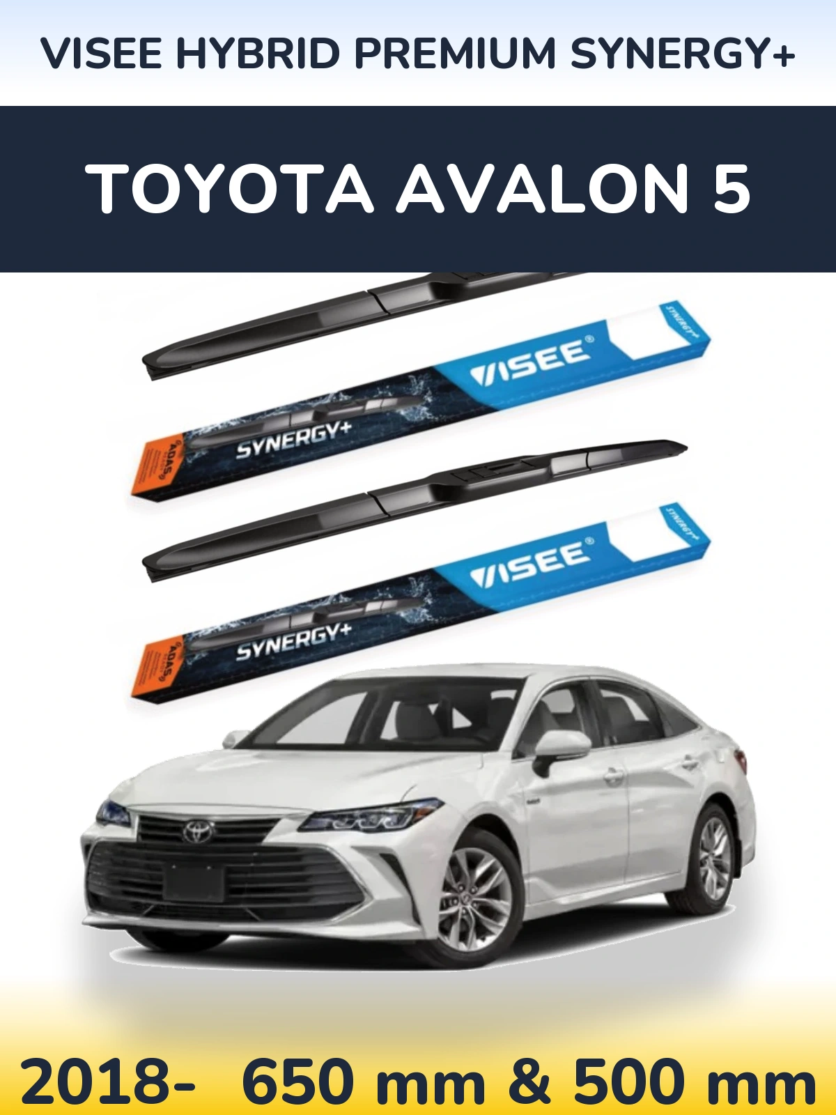 Torkarblad VISEE HYBRID PREMIUM SYNERGY+ för Toyota Avalon 5