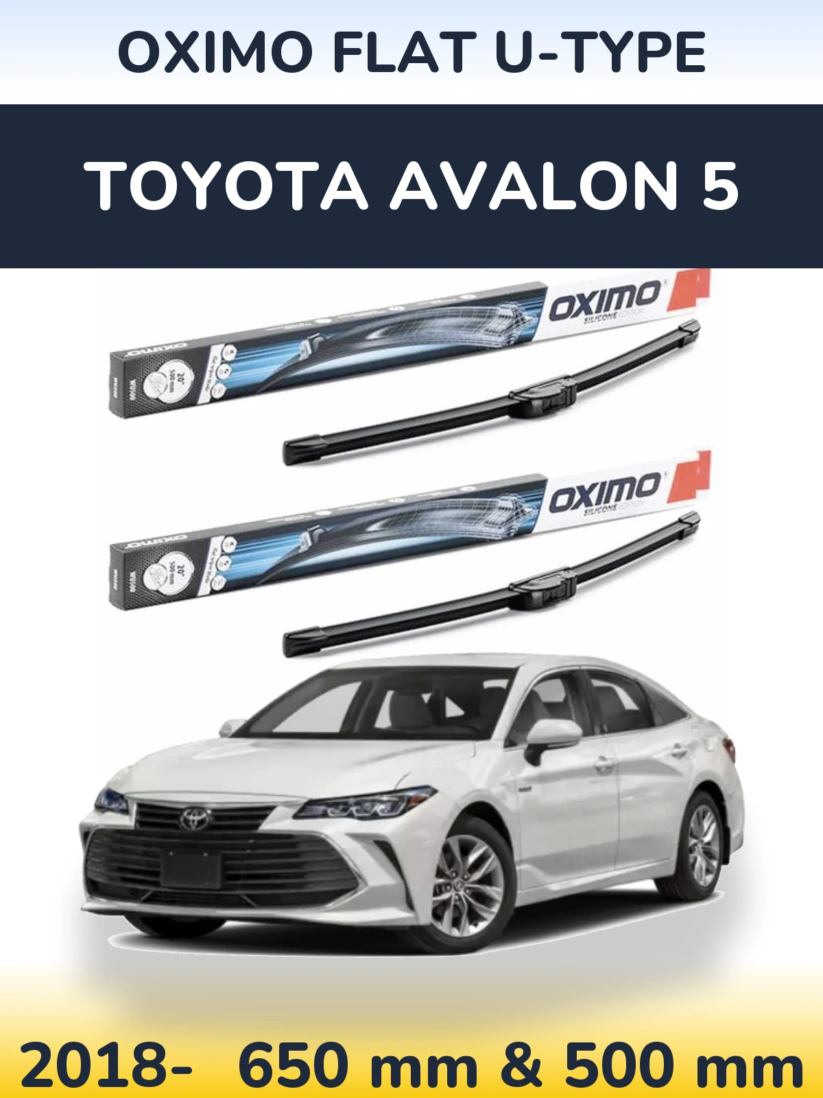Torkarblad Oximo Flat U-type för Toyota Avalon 5