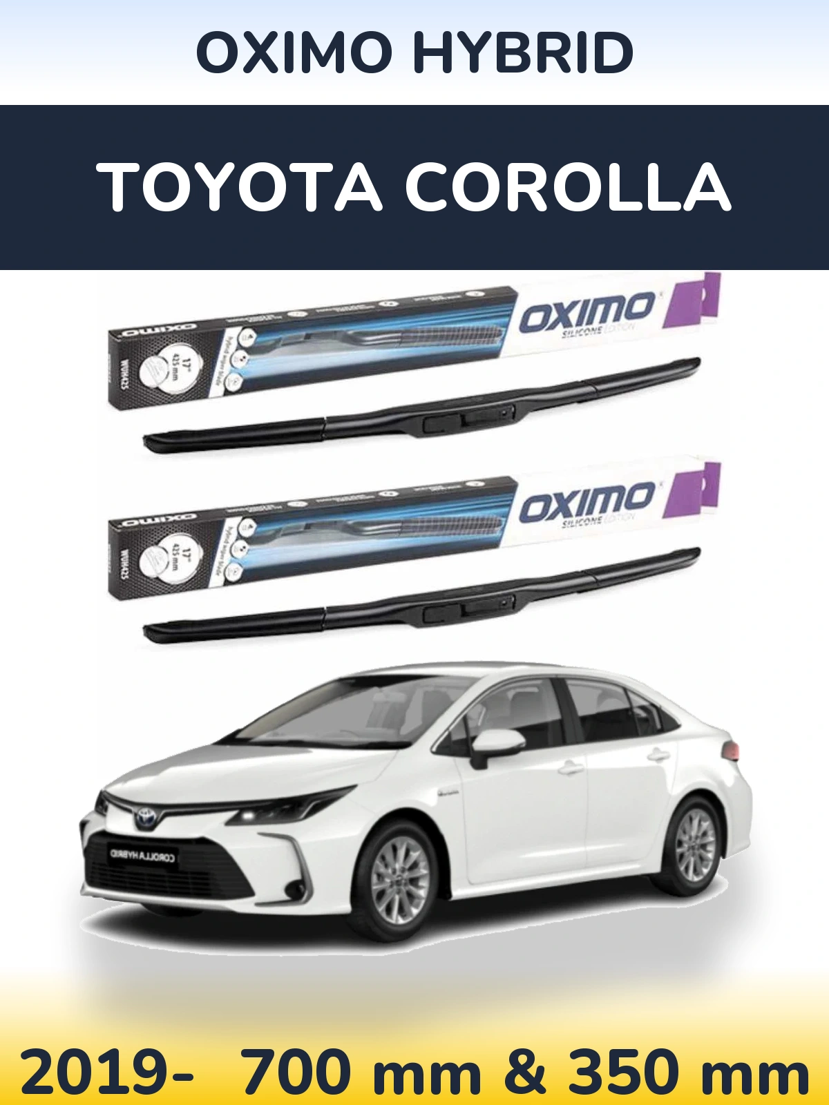 Torkarblad Oximo Hybrid för Toyota Corolla