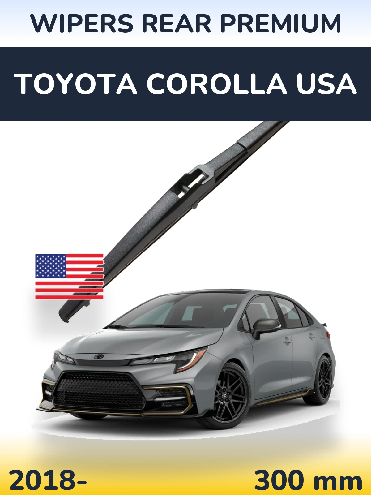 Torkarblad WIPERS REAR PREMIUM för Toyota Corolla USA