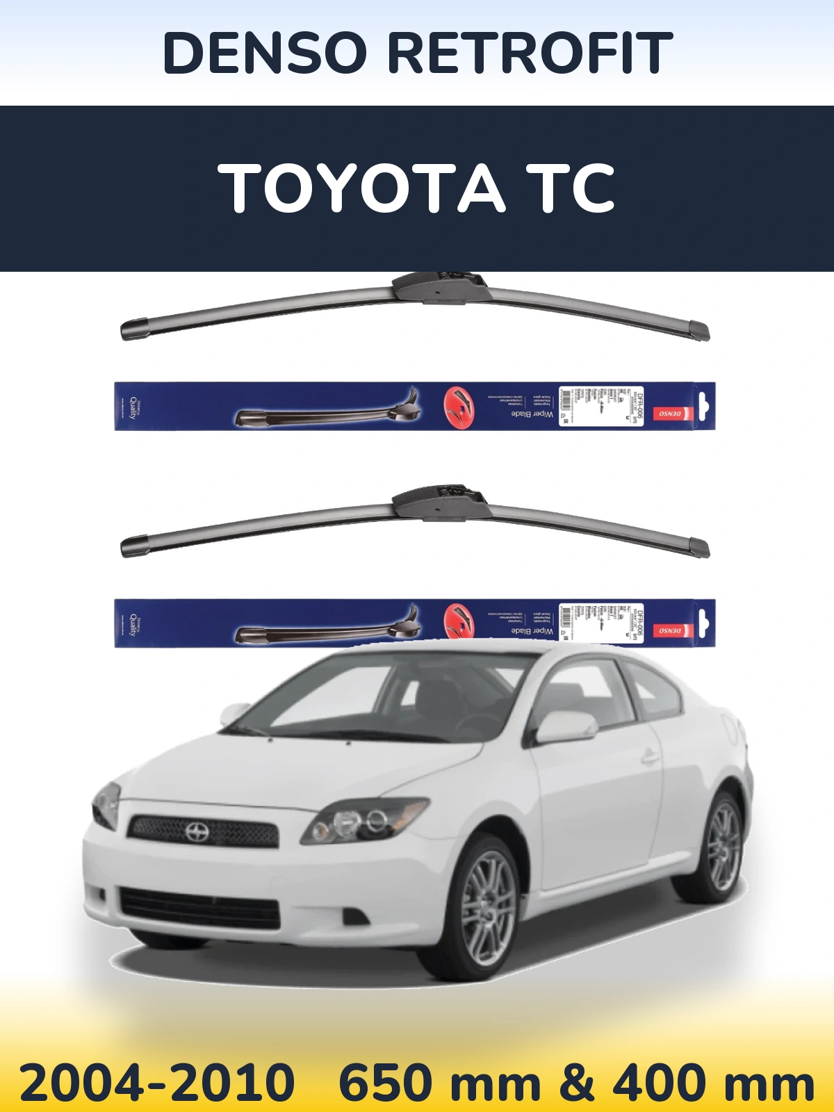Torkarblad Denso Retrofit för Toyota tC