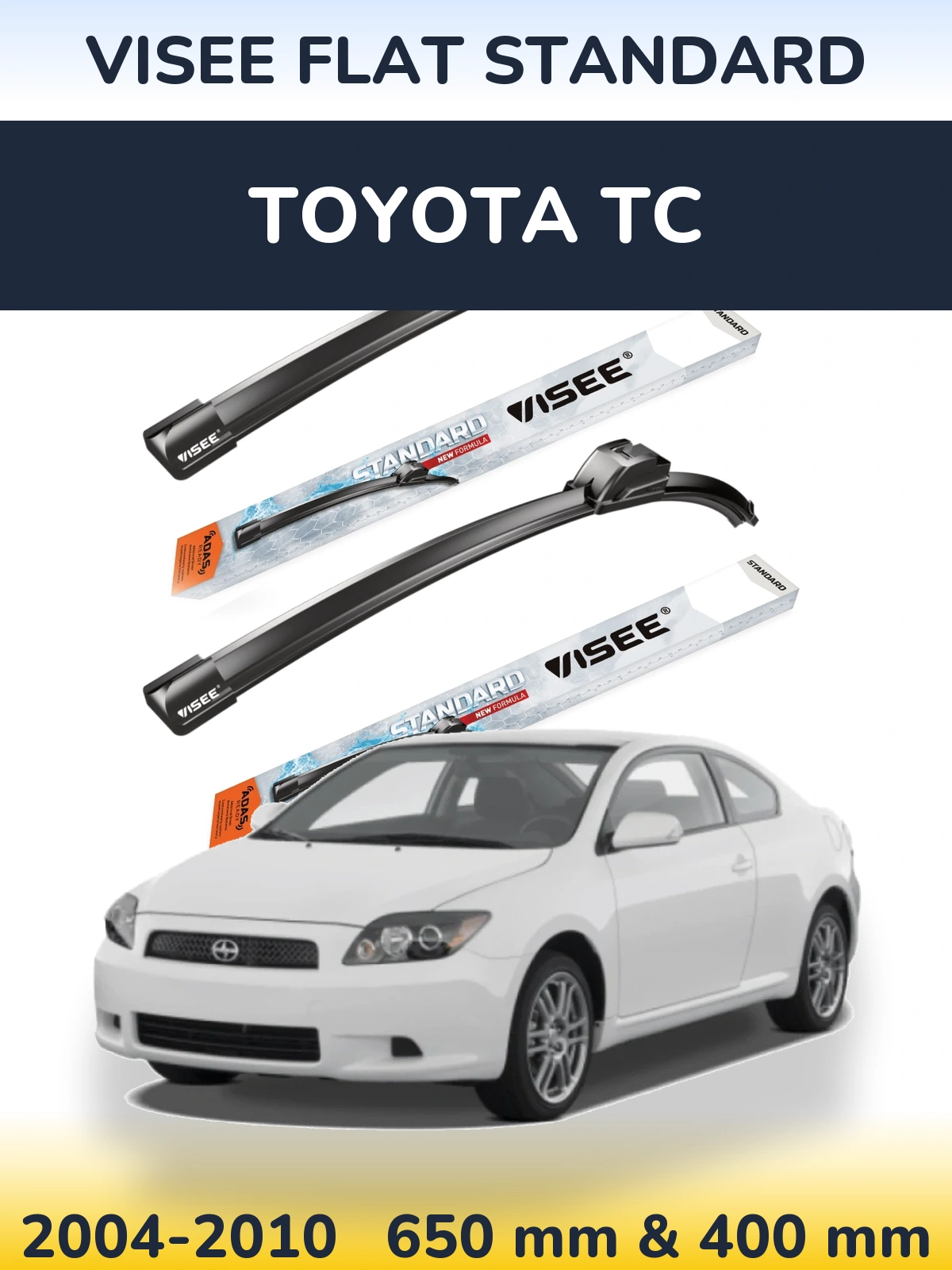 Torkarblad VISEE FLAT STANDARD för Toyota tC