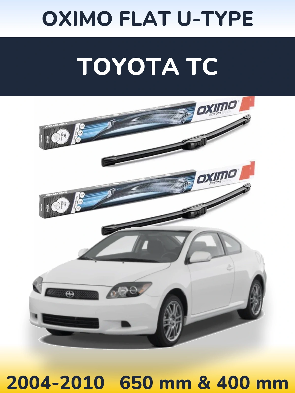 Torkarblad Oximo Flat U-type för Toyota tC