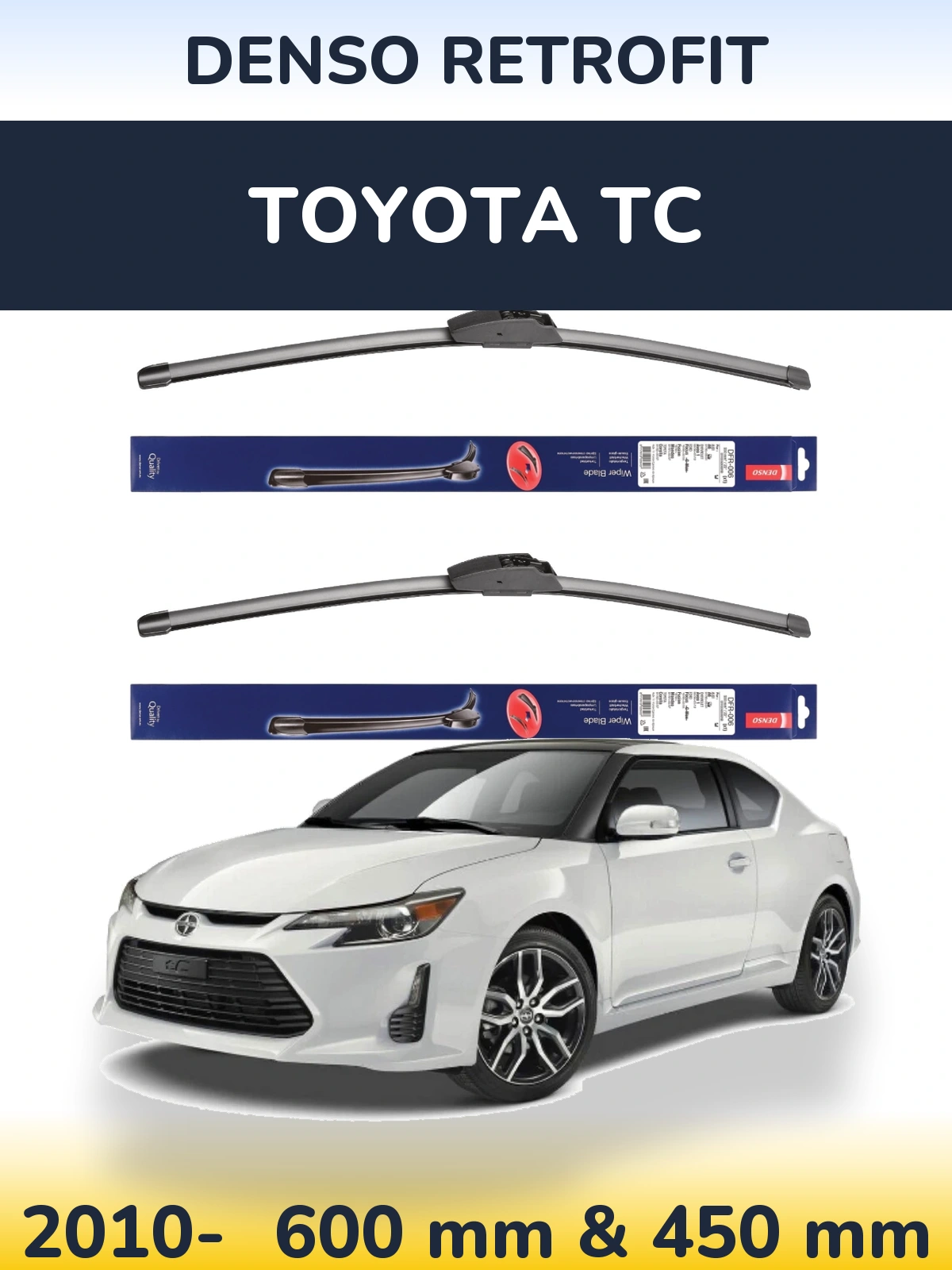 Torkarblad Denso Retrofit för Toyota tC